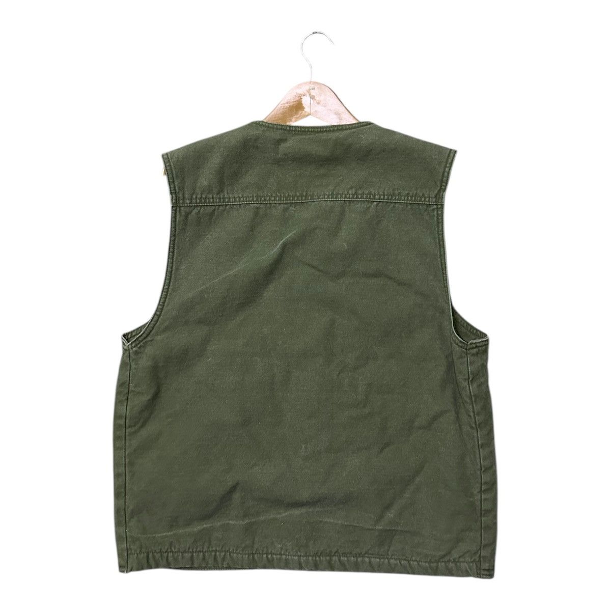 Japanese Brand Vintage 1984 Capitan green utility vest in sherpa lining Size US S / EU 44-46 / 1 - 4 Thumbnail