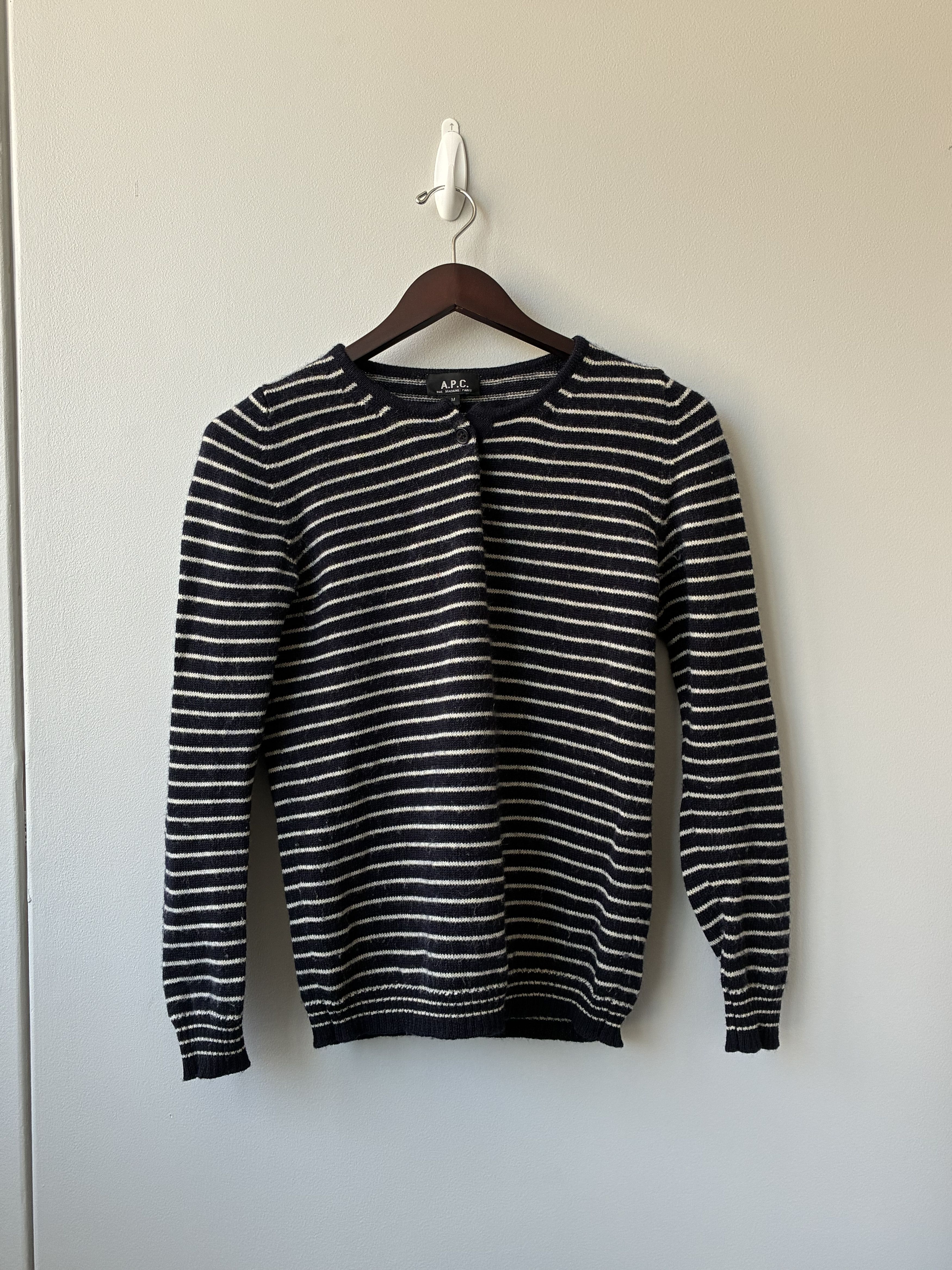A.P.C. Vintage A.P.C. Wool Striped Henley Size US M / EU 48-50 / 2 - 1 Thumbnail