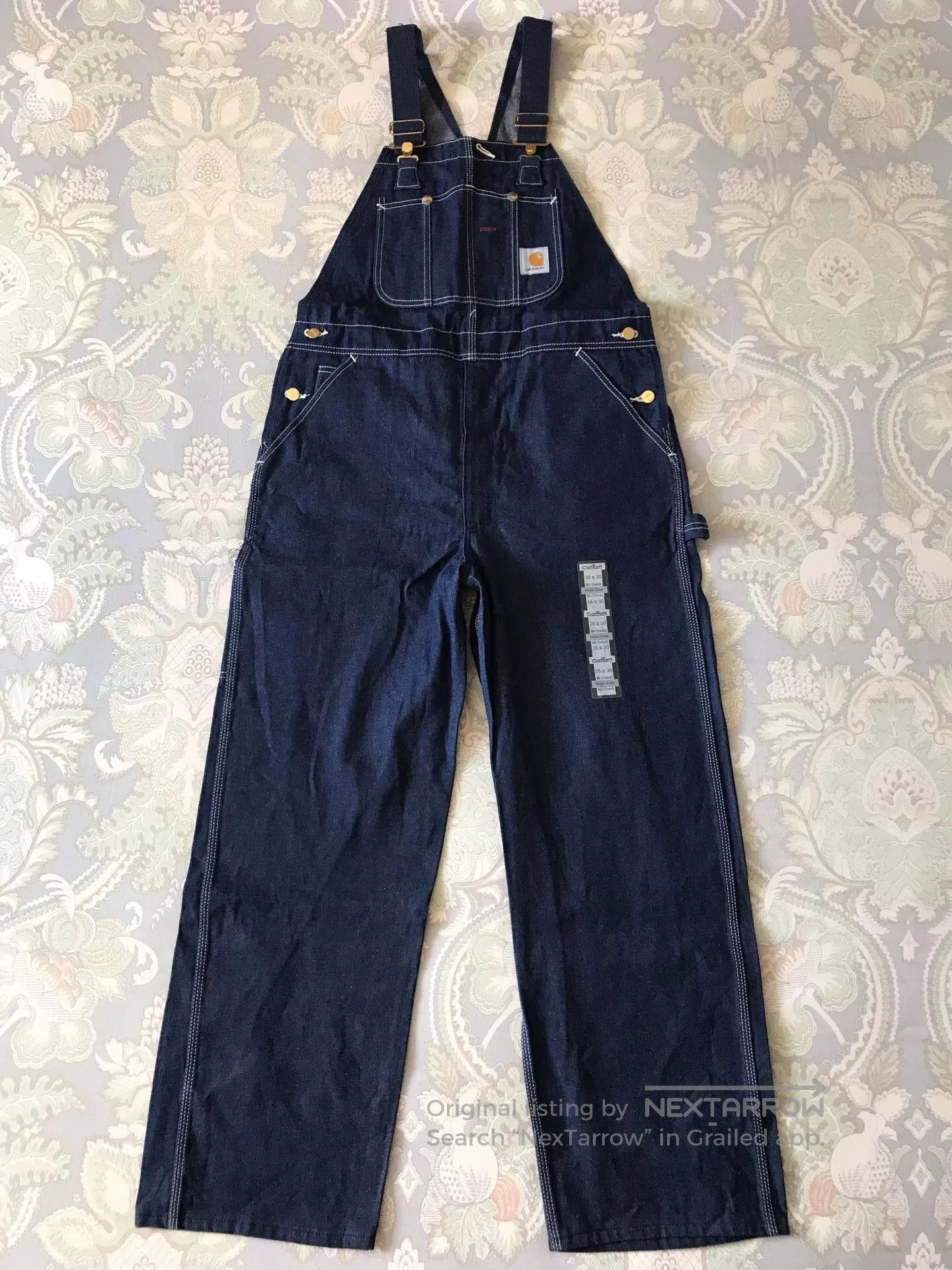 Carhartt Carhartt R08 Denim Overalls USA Made. Size US 38 / EU 54 - 3 Thumbnail
