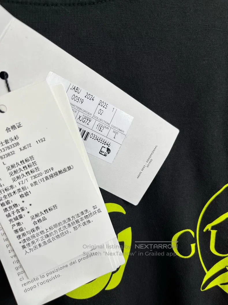 Gucci Gucci Black logo printed long-sleeved sweatshirt Size US L / EU 52-54 / 3 - 3 Thumbnail