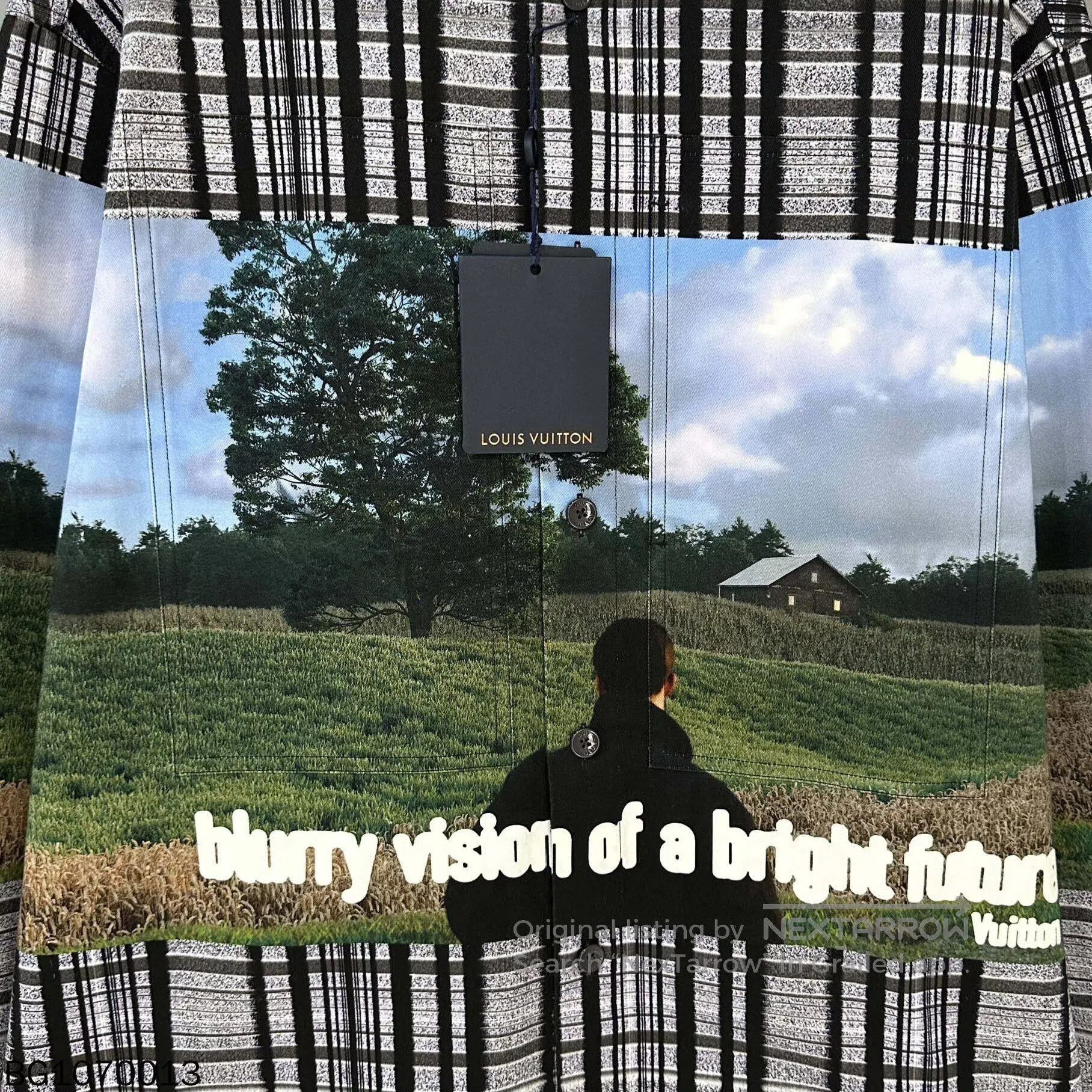 Louis Vuitton checkered landscape print long sleeve shirt. Size US L / EU 52-54 / 3 - 7 Thumbnail
