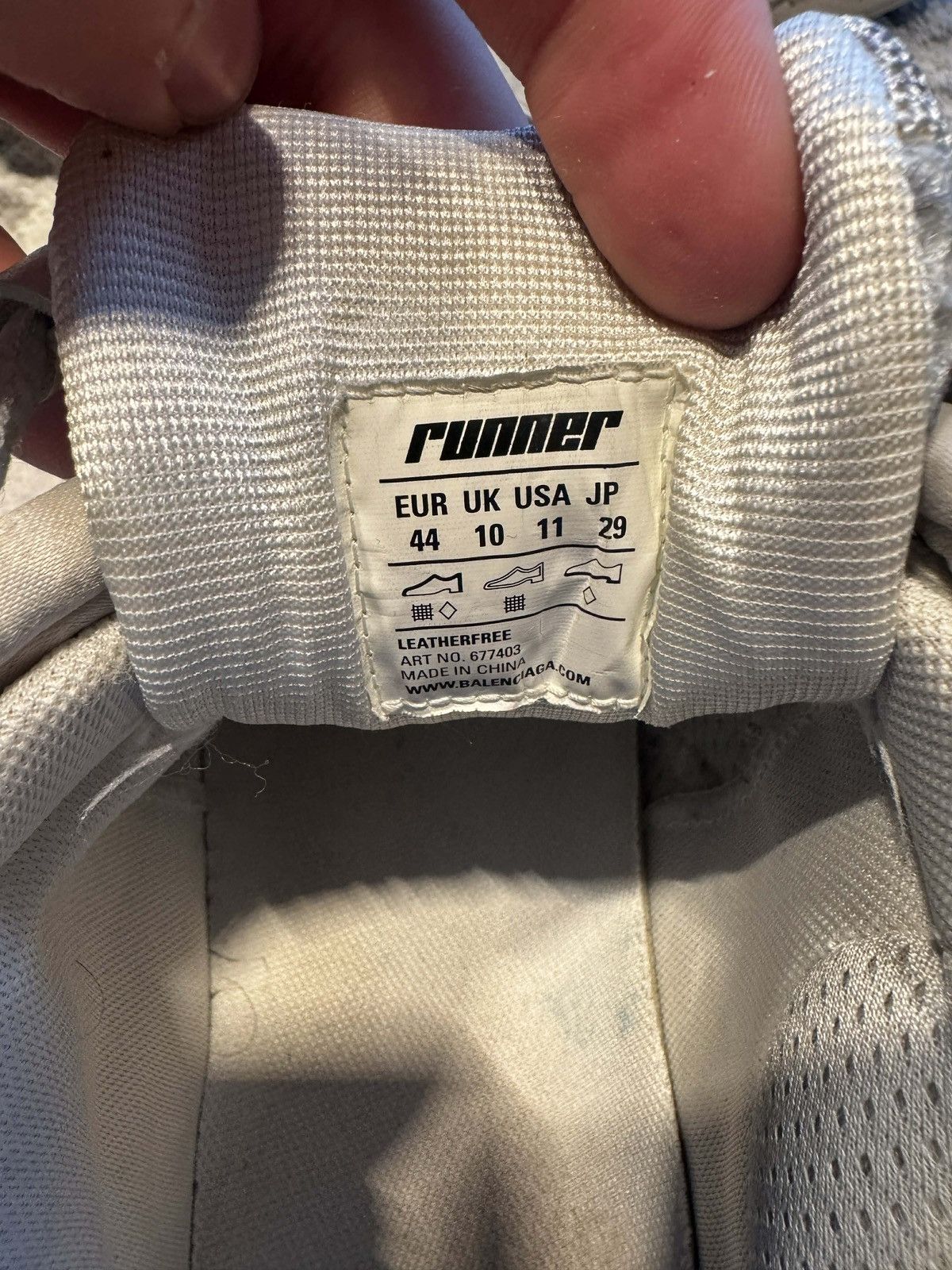 Balenciaga Balenciaga Runner Graffiti Size US 11 / EU 44 - 7 Thumbnail