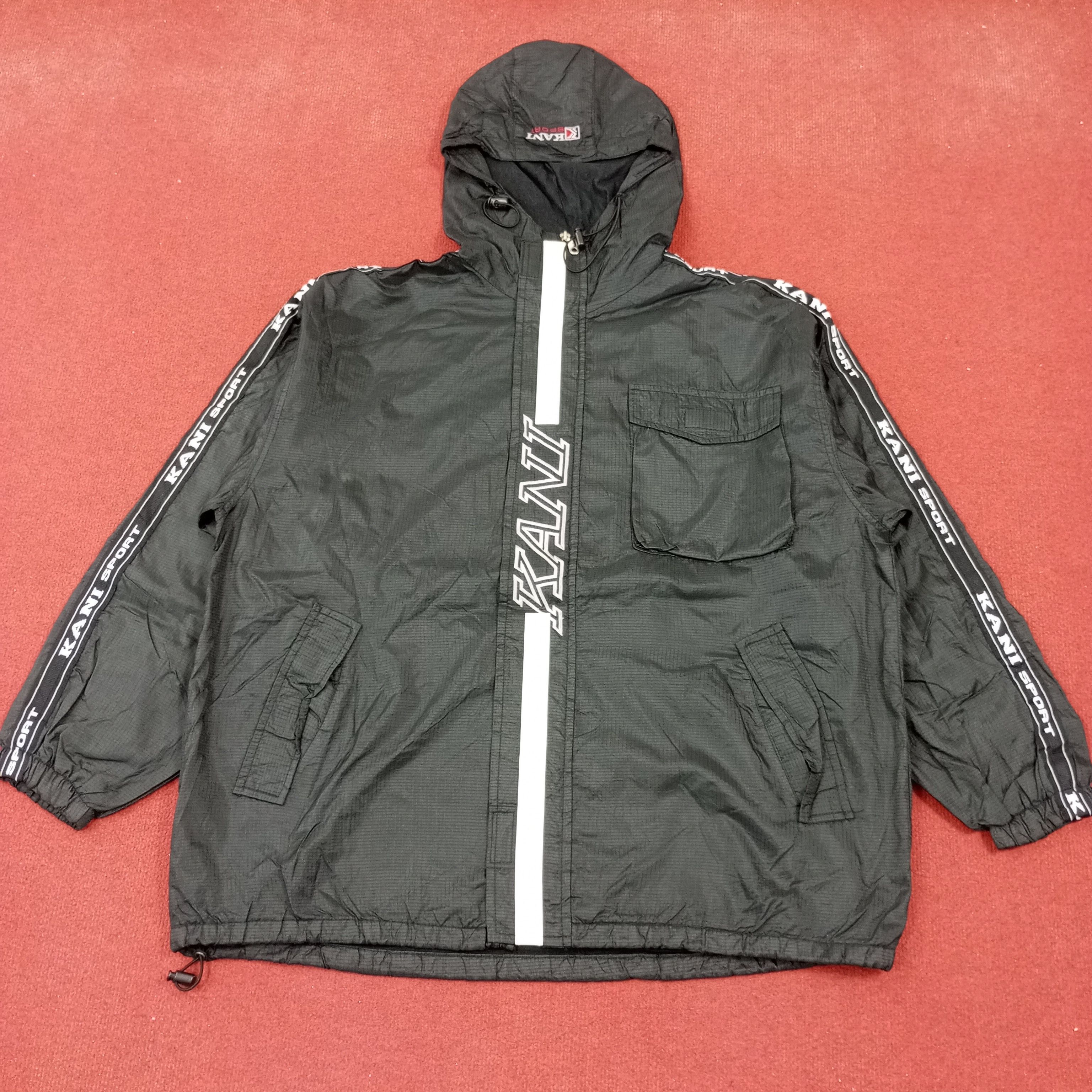 Karl Kani Jeans Big Spellout Design Windbreaker Jacket