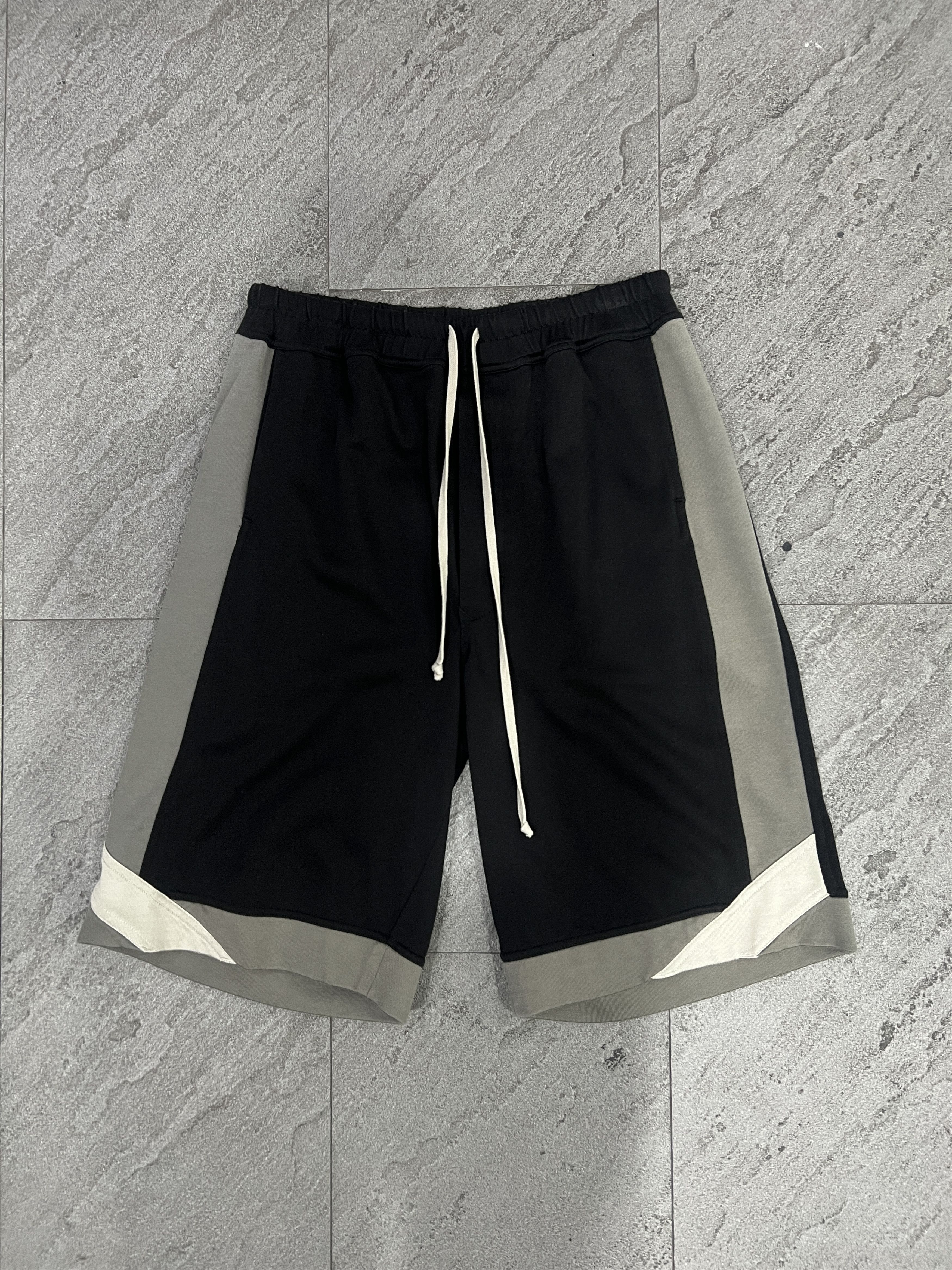 Rick Owens RICK OWENS Drawstring Karloff Boxers in black/oyster