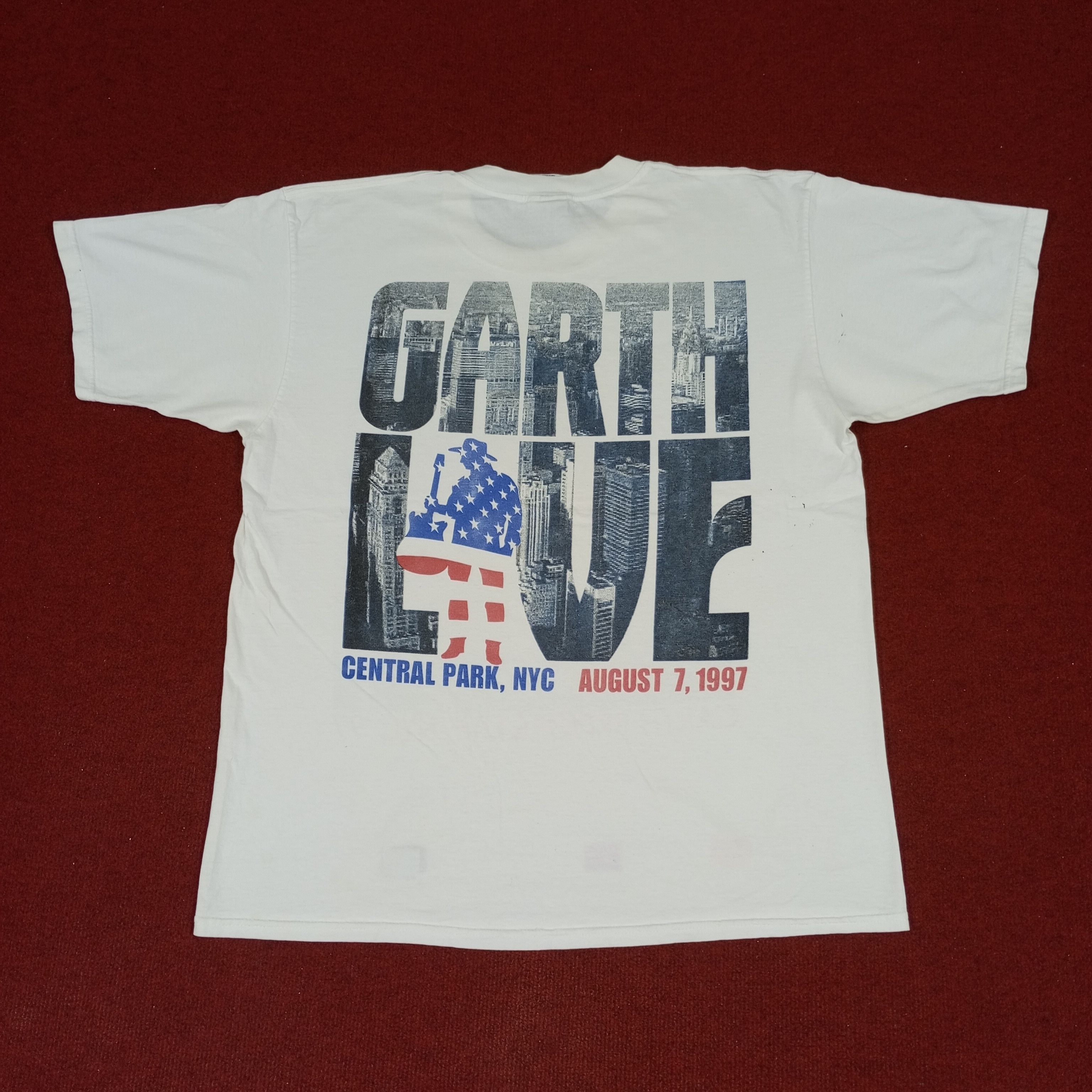 Band Tees × Vintage Garth Brooks Live NCY Singer Music Vintage Tour Tshirt Size US XL / EU 56 / 4 - 3 Thumbnail