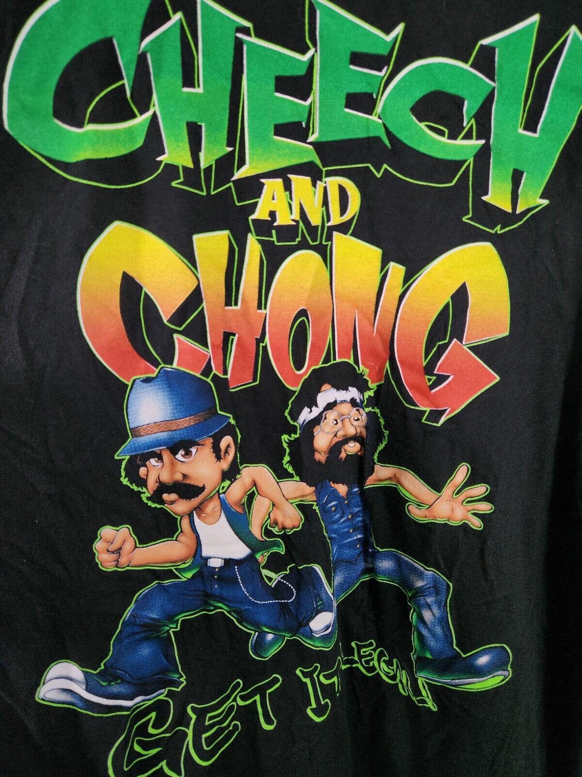 Designer Cheech And Chong Get It Legal Graphic Short Sleeve Size 2XL Size US XXL / EU 58 / 5 - 2 Thumbnail