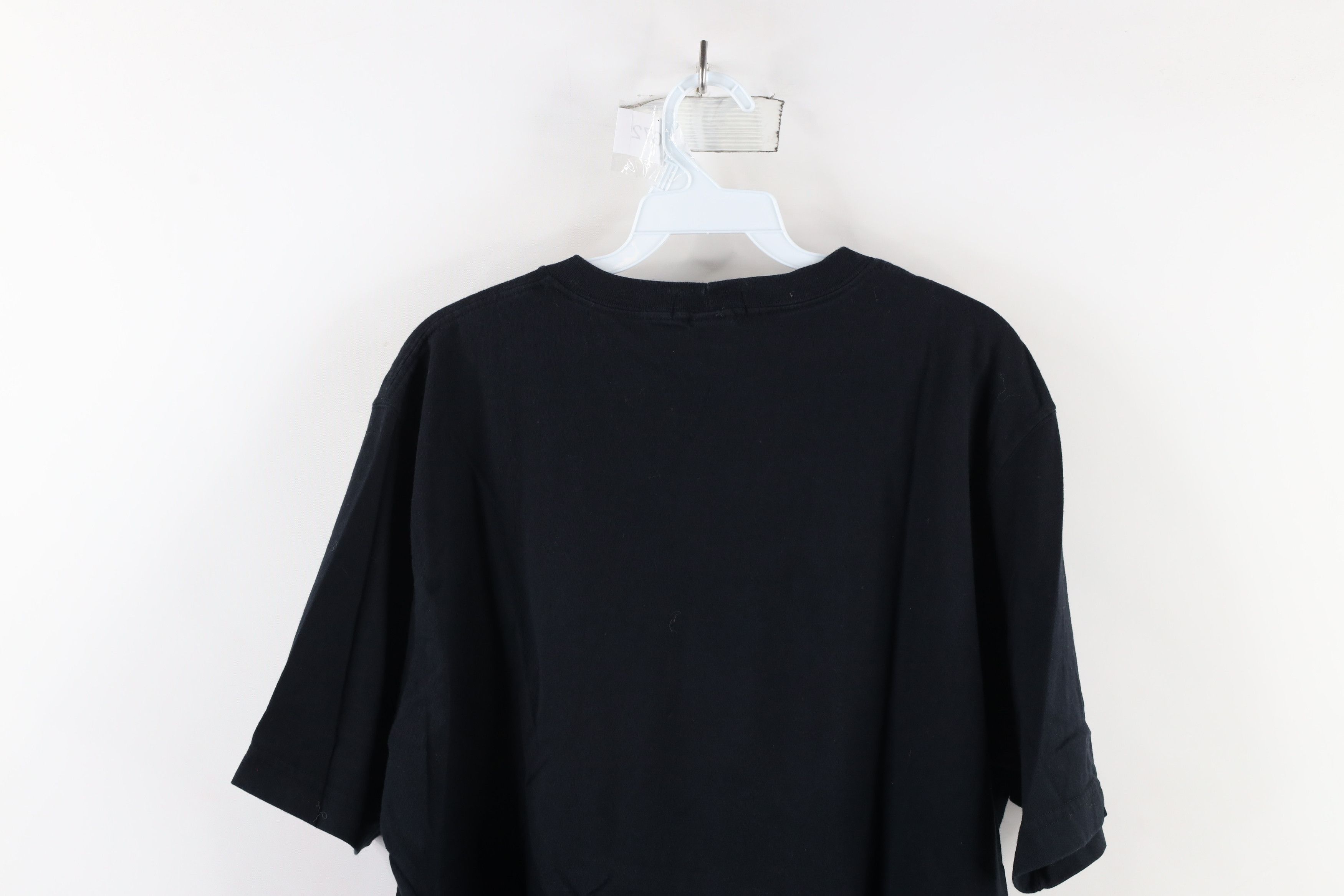 Lands' End × Vintage Vintage 90s Lands End Blank Heavyweight T-Shirt Black Cotton Size US L / EU 52-54 / 3 - 10 Thumbnail