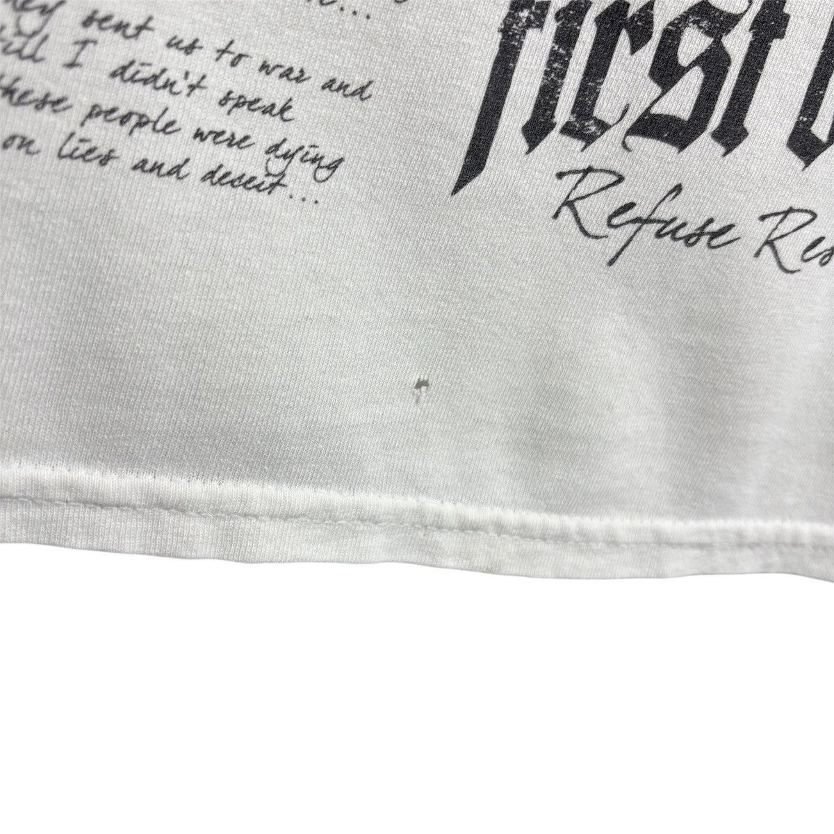 Band Tees Vintage First Blood Silence Is Betrayal Hardcore Band Tee Size US L / EU 52-54 / 3 - 6 Thumbnail