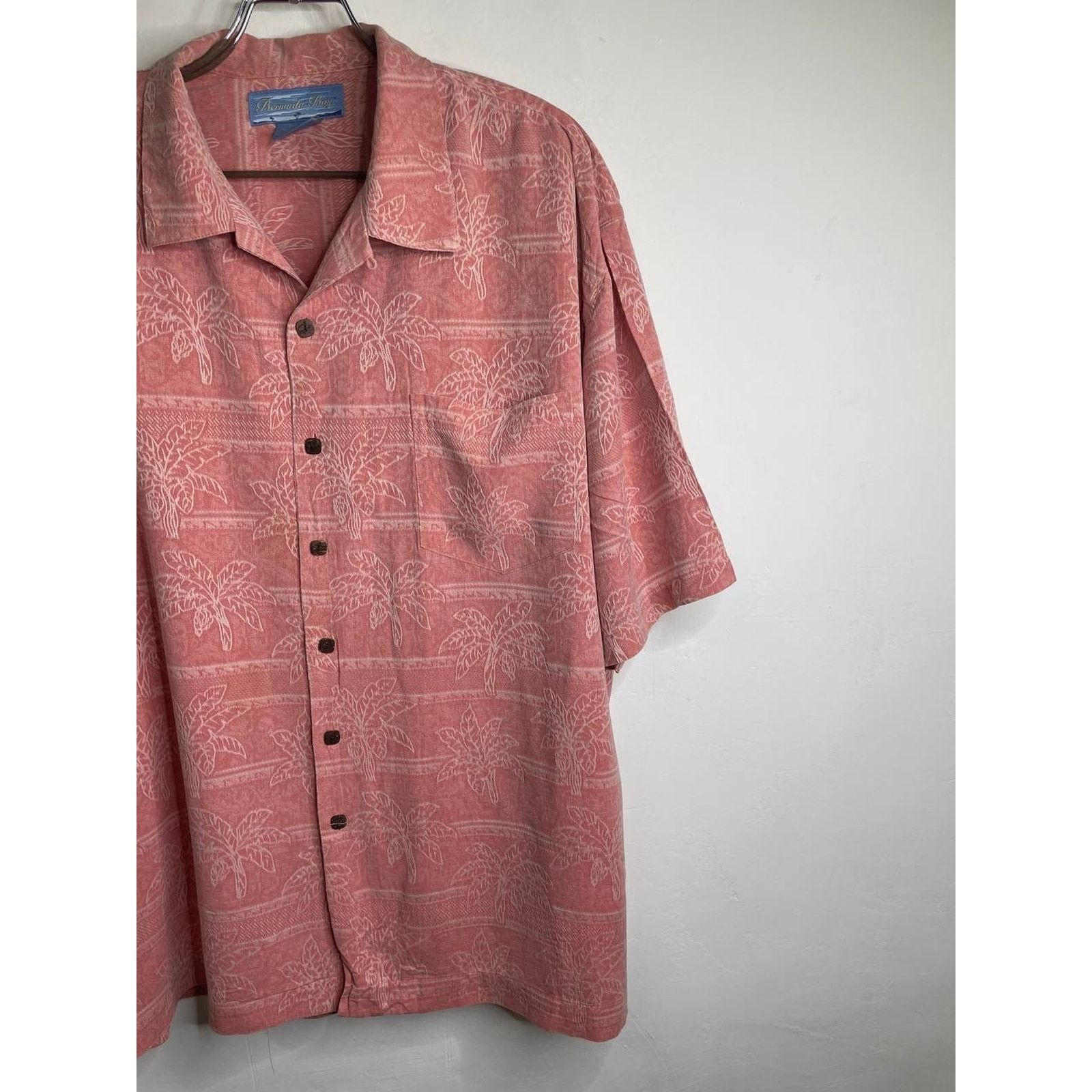 Vintage Vintage Bermuda Bay Silk Hawaiian Palm Tree XXL Island Style Size US XXL / EU 58 / 5 - 4 Thumbnail