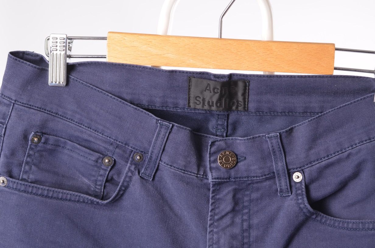 Acne Studios Acne Studios Ace Ups Navy jeans pants sz 32 Size US 32 / EU 48 - 4 Thumbnail