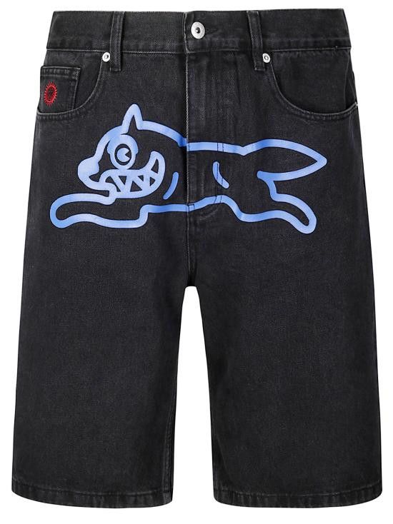 Icecream ICECREAM Men Shorts ICD25204 BLACK Size US 34 / EU 50 - 1 Thumbnail