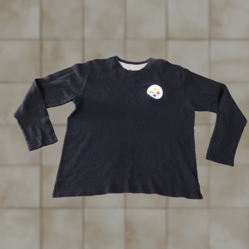 Nike Pittsburgh Steelers Shirt Mens XL Black Long Sleeve Nike NFL Team Apparel Cotton Size US XL / EU 56 / 4 - 1 Thumbnail