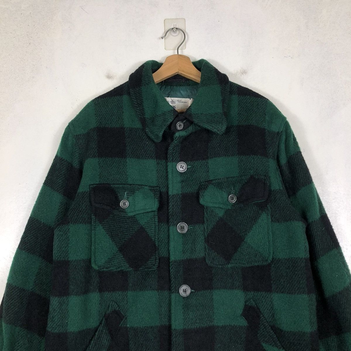 Japanese Brand 📌VTG WOOL SHIRT JACKET TARTAN DESIGN MACHOPE ISSEY MIYAKE Size US M / EU 48-50 / 2 - 5 Thumbnail