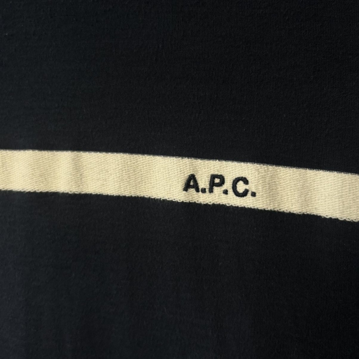 A.P.C. Luxury A.P.C small logo designer streetwear opium tee Size US XL / EU 56 / 4 - 3 Thumbnail