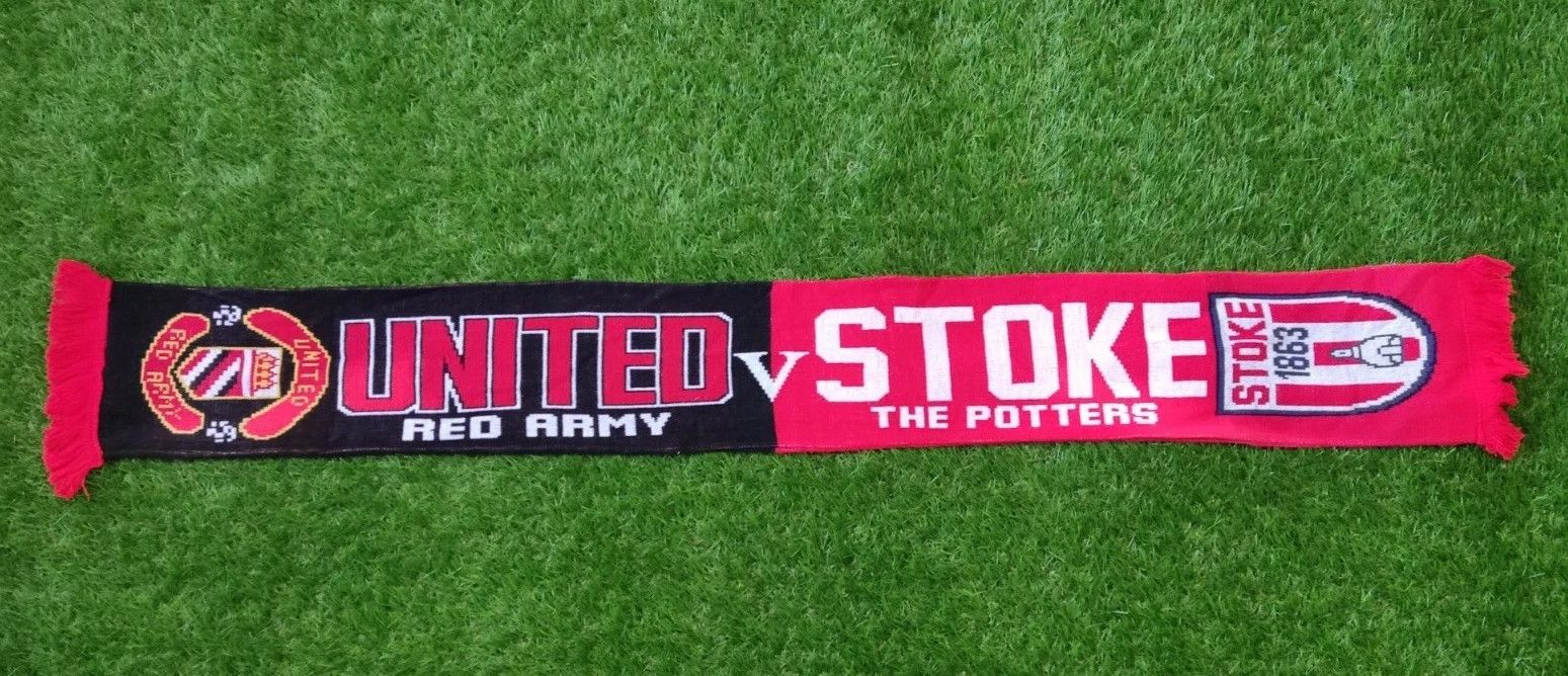 Other MANCHESTER UNITED STOKE CITY SCARF FOOTBALL ONE SIZE UNISEX Size ONE SIZE - 5 Thumbnail