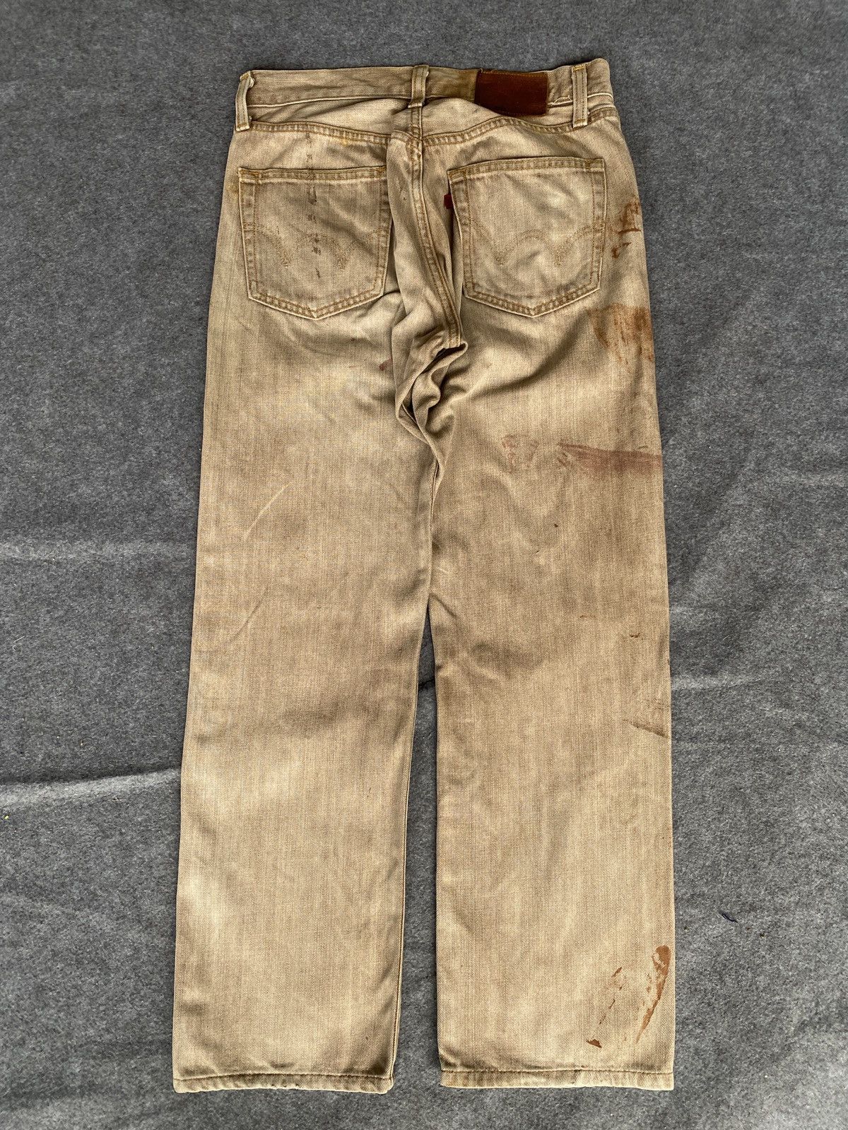 Edwin × PPFM Vintage edwin 503 blue trip denim Size US 31 - 10 Thumbnail
