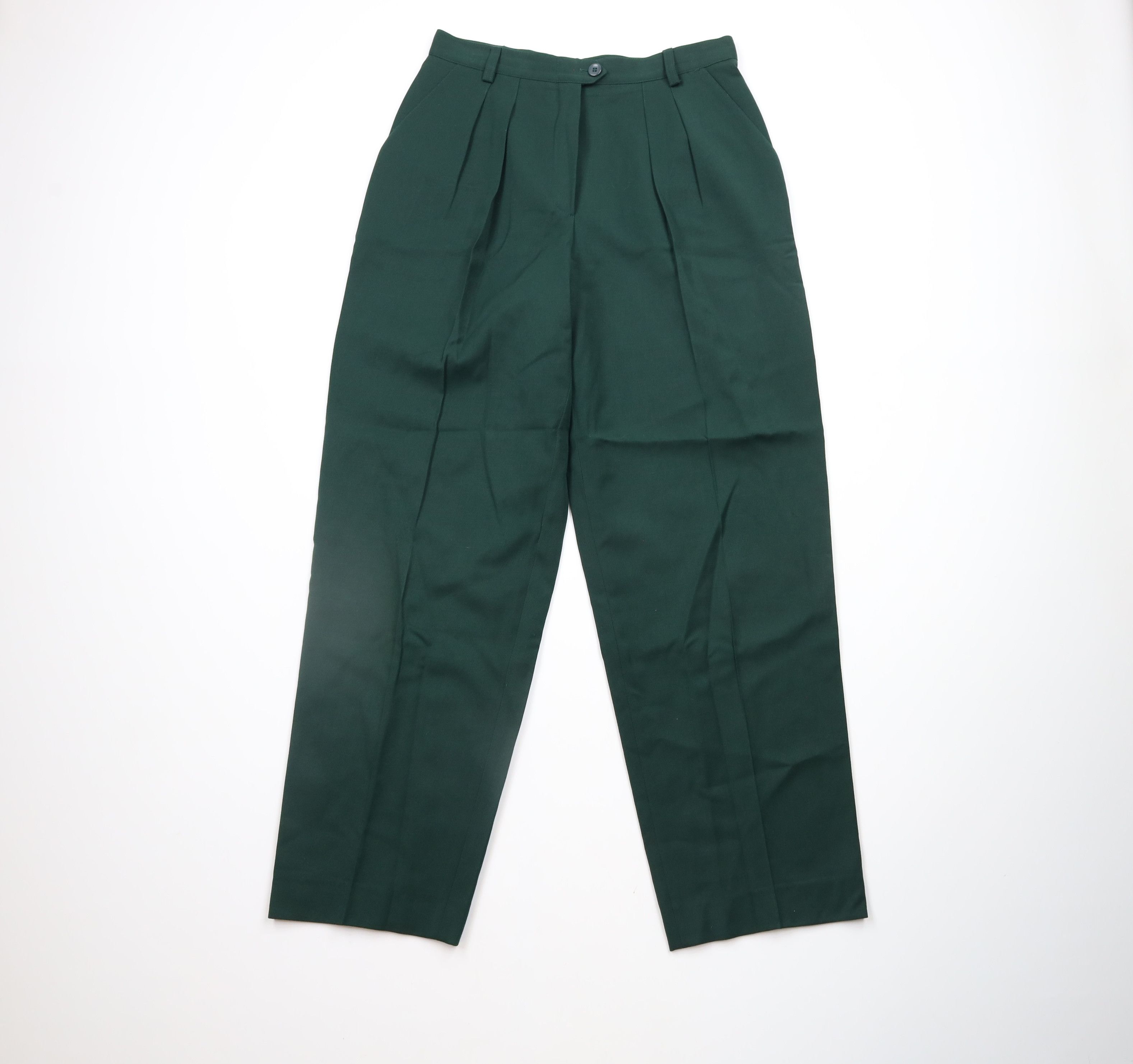Escada × Vintage Vintage 70s 80s Escada Tapered Leg Chino Pants Green Size 42" / US 20 - 1 Thumbnail