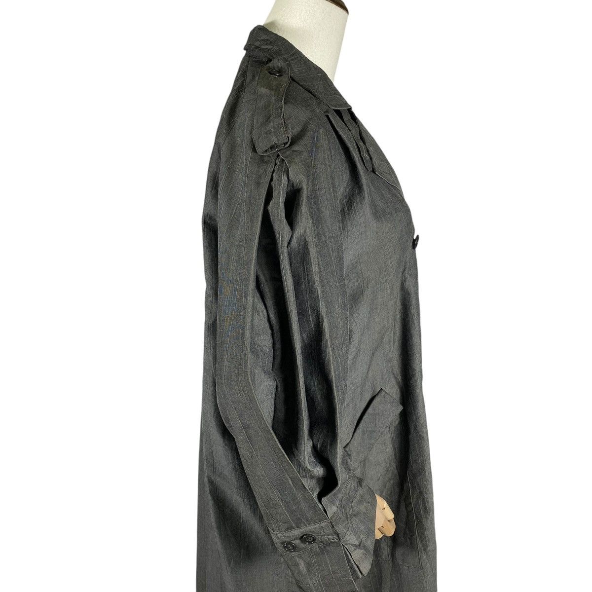 Thierry Mugler Vintage Thierry Mugler Balloon Sleeve Trench Coat Size M / US 6-8 / IT 42-44 - 7 Thumbnail