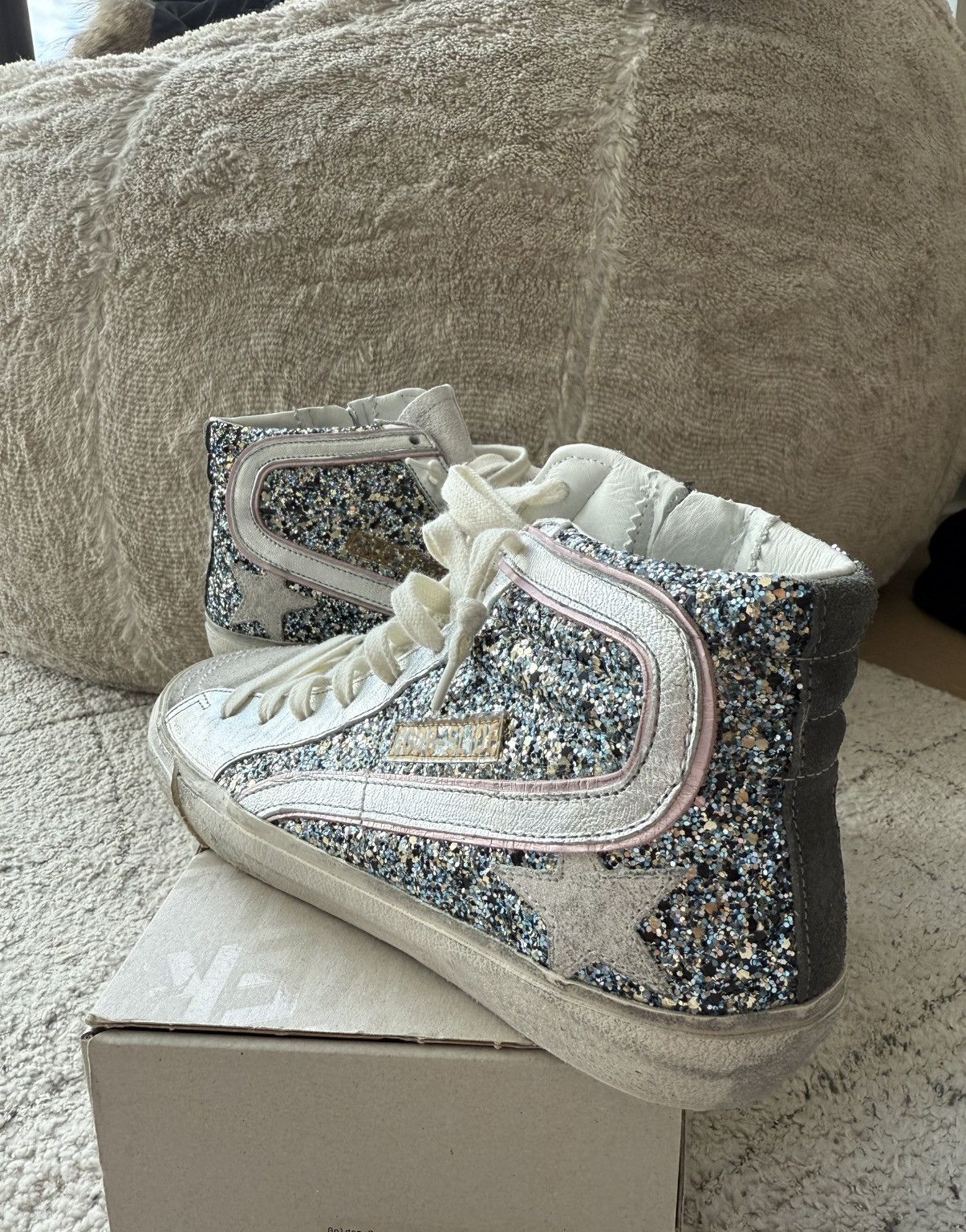 Golden Goose Golden Goose Glitter Slide Size US 9 / IT 39 - 5 Thumbnail