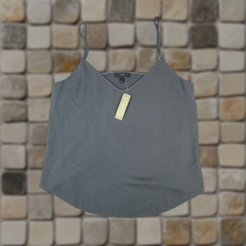 J.Crew J.Crew Tank Top Womens 10 Gray Pullover New Size L / US 10 / IT 46 - 1 Thumbnail
