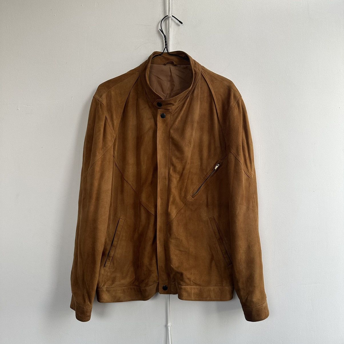 Other VINTAGE SUEDE LEATHER TRUCKER JACKET Size US M / EU 48-50 / 2 - 10 Thumbnail