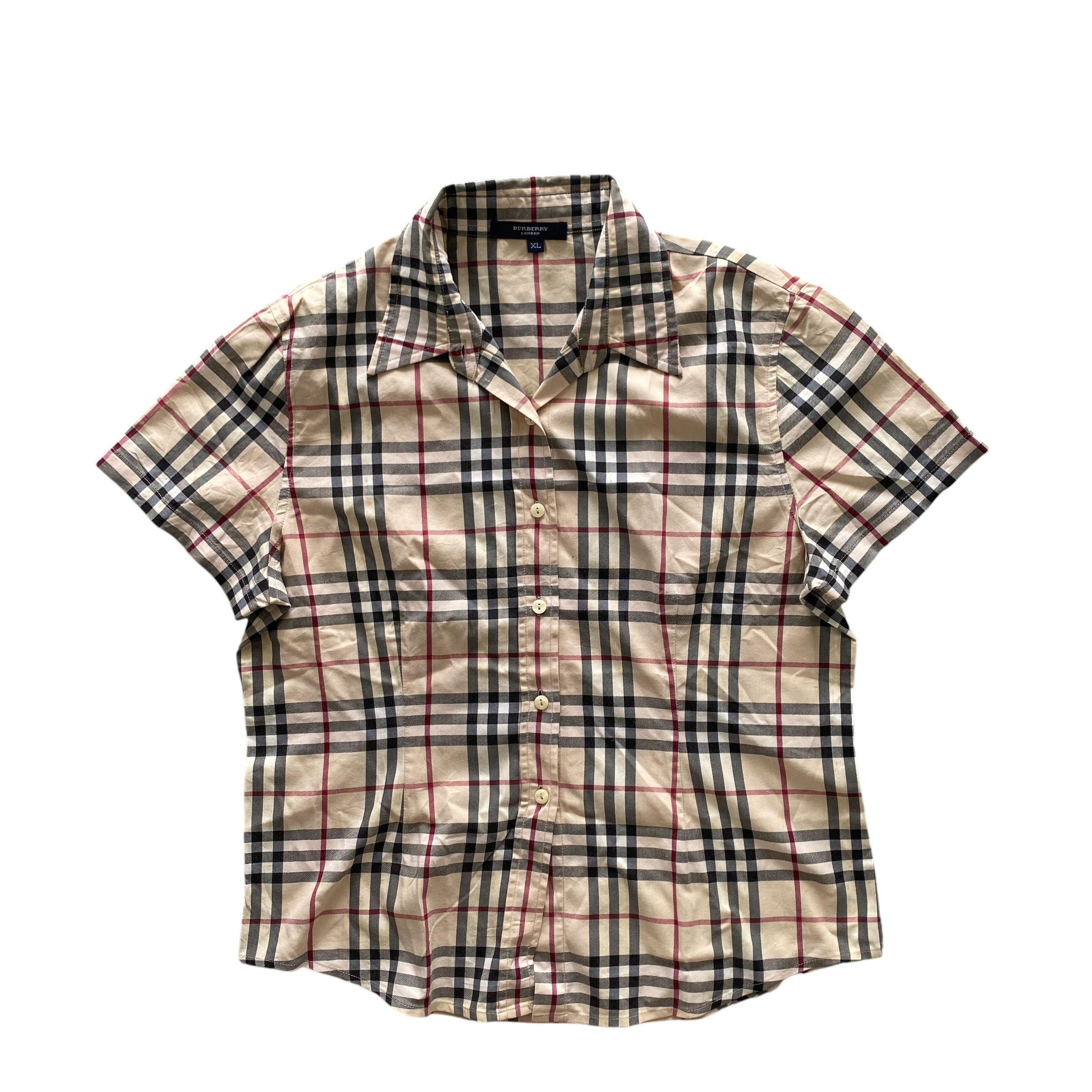 Burberry × Vintage Burberry Nova Check Iconic Shirt Size XL / US 12-14 / IT 48-50 - 1 Thumbnail