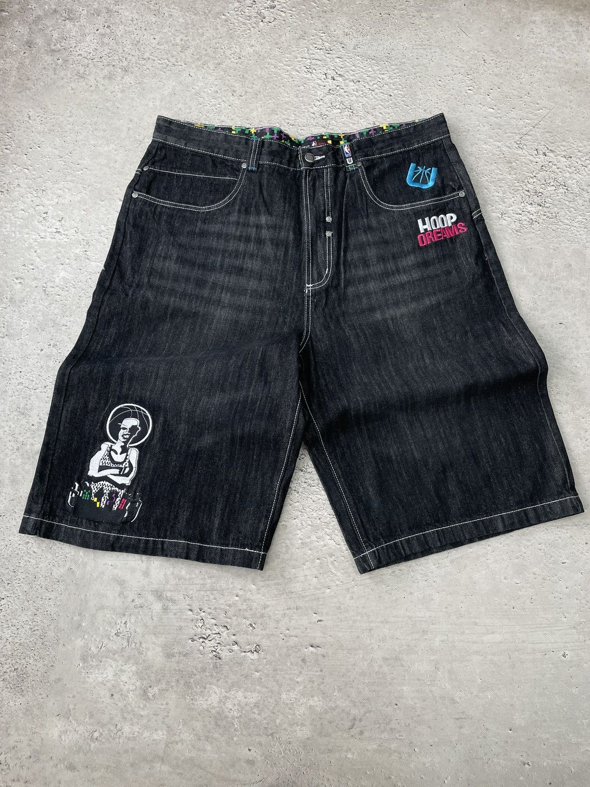 NBA Wide Leg NBA junk SK8 rap shorts Size US 38 / EU 54 - 1 Thumbnail