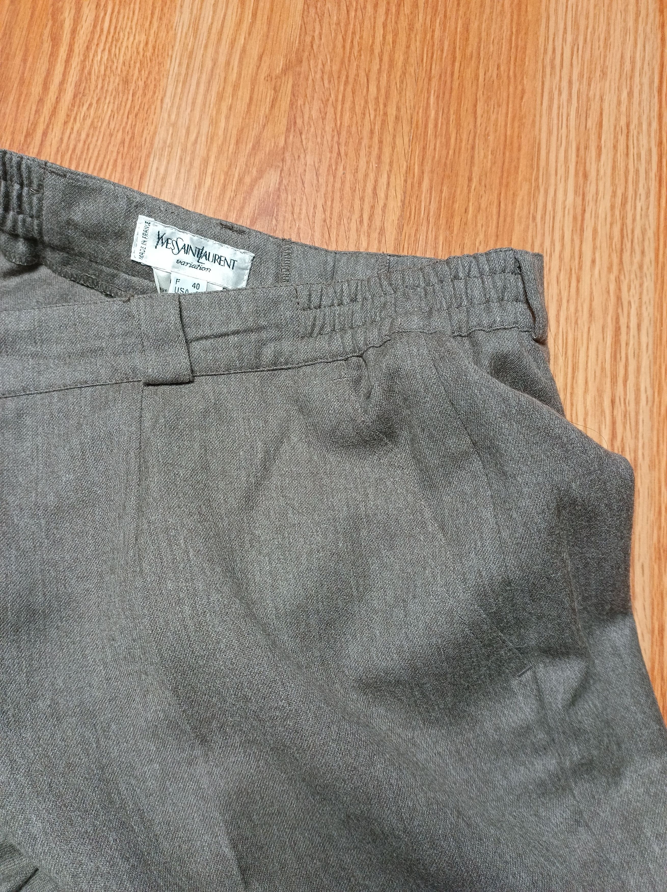 Vintage × Yves Saint Laurent Yves Saint Laurent Wool Classic Womens Pants Size FR40 Size 28" / US 6 / IT 42 - 9 Thumbnail