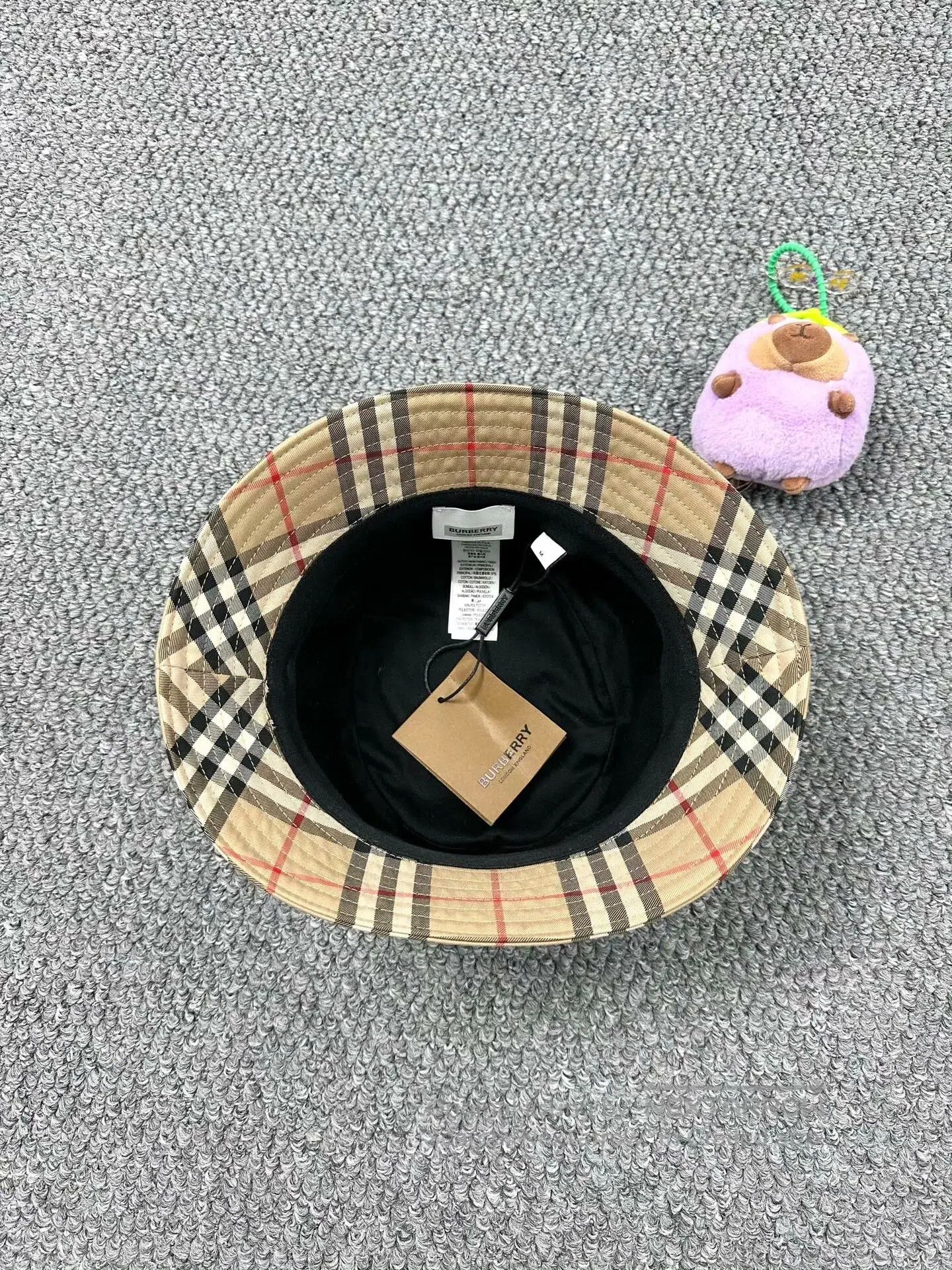 Burberry Burberry size M Classic khaki check fisherman's hat| Size ONE SIZE - 3 Thumbnail