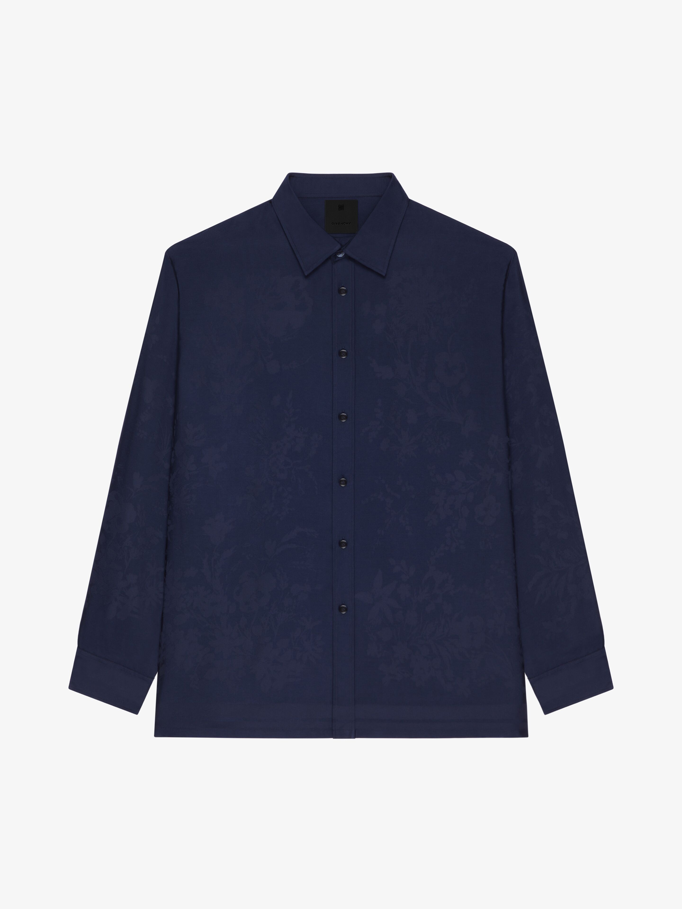 o1w1db10925 Long Sleeve Overshirt in Blue