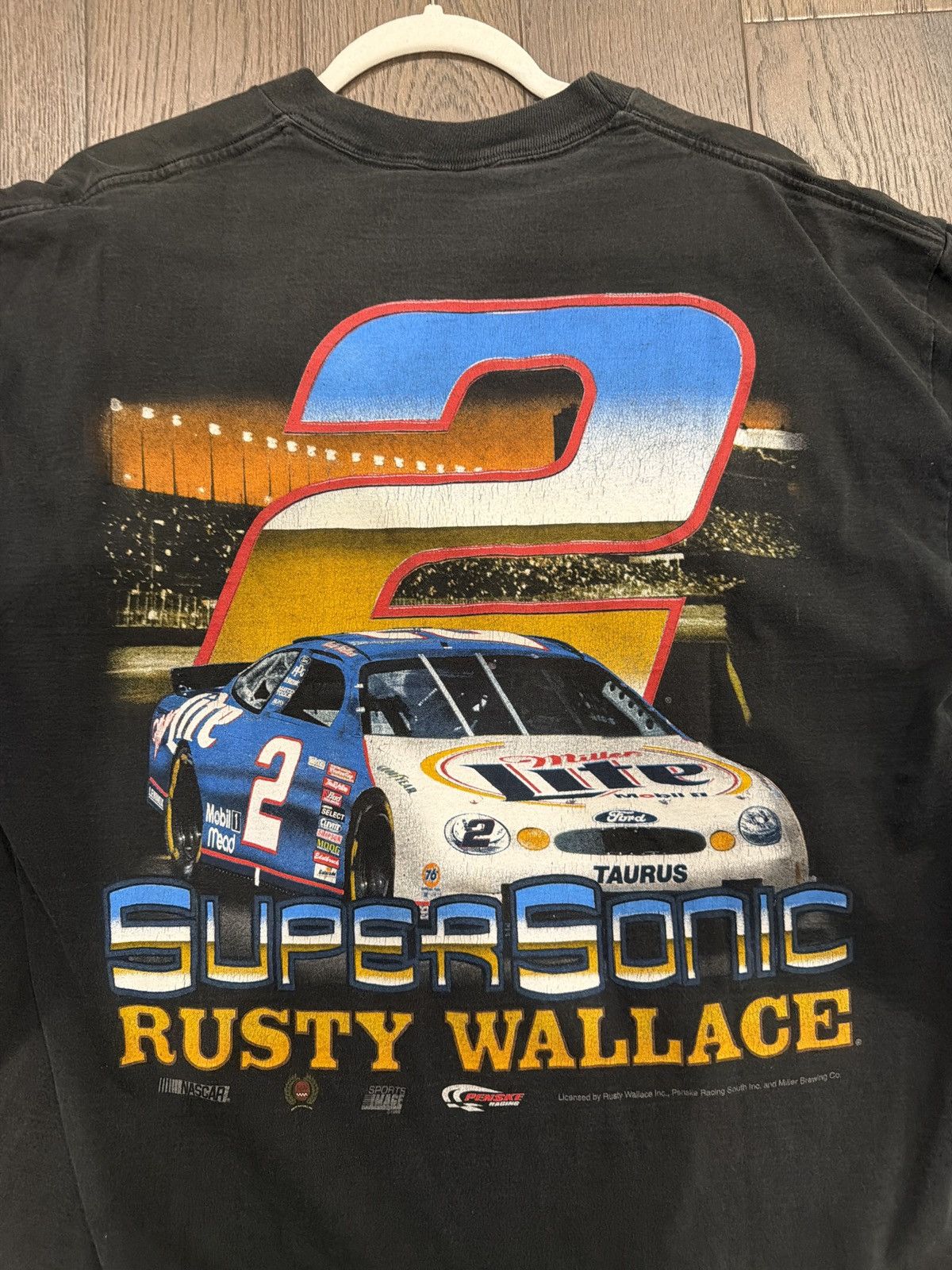 Vintage Rusty Wallace Nascar Vintage T-Shirt Size M Size US L / EU 52-54 / 3 - 6 Thumbnail