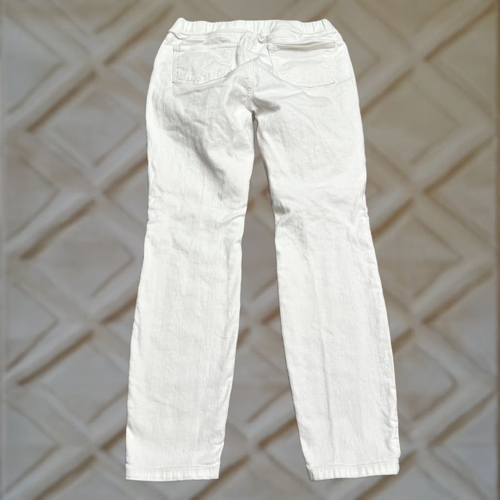 Eileen Fisher Eileen Fisher Womens PS White Organic Cotton Denim Jeans Pull On High Rise 28x26 Size 28" / US 6 / IT 42 - 1 Thumbnail