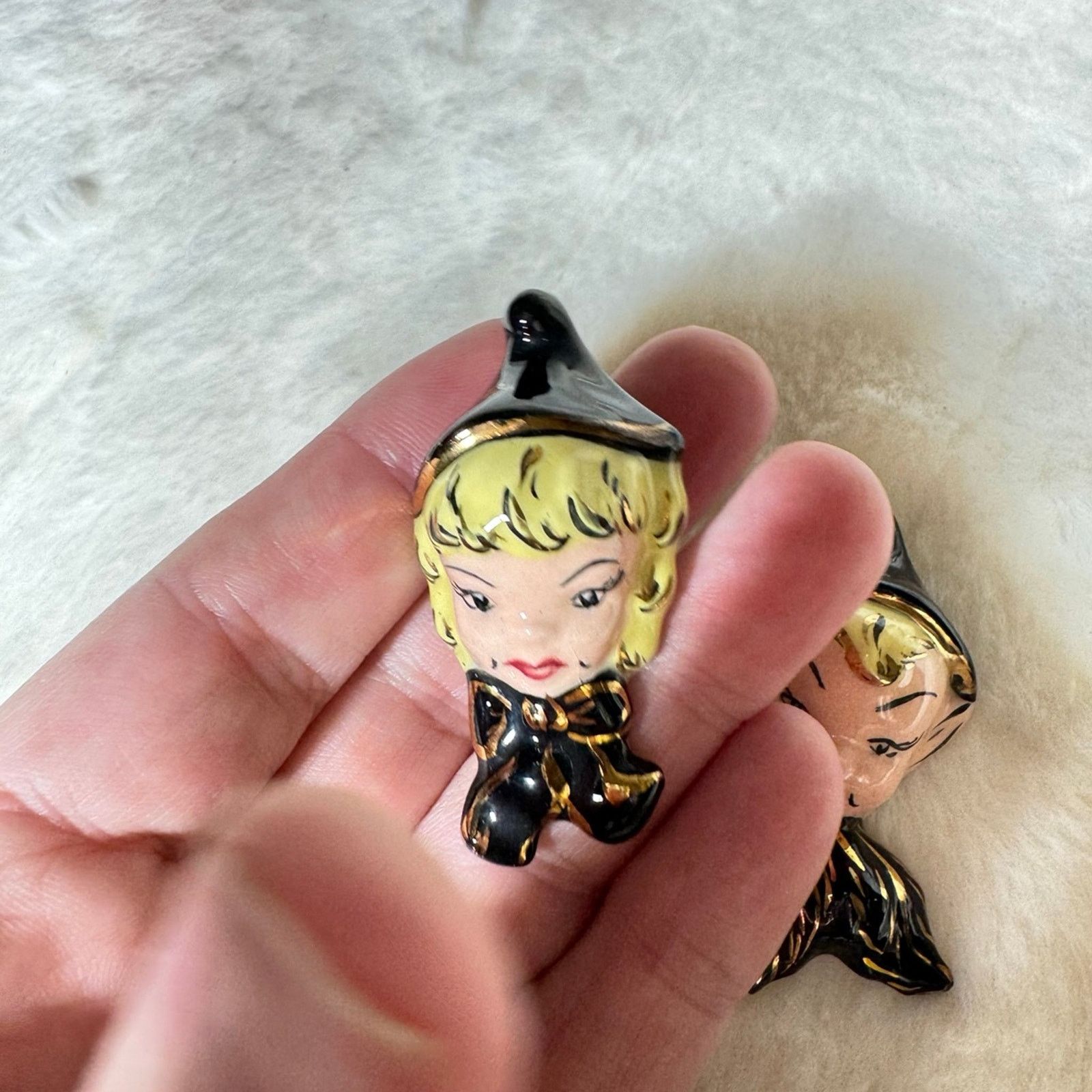 NBDN Nobrandedon VTG ceramic pixie pins Size ONE SIZE - 3 Thumbnail