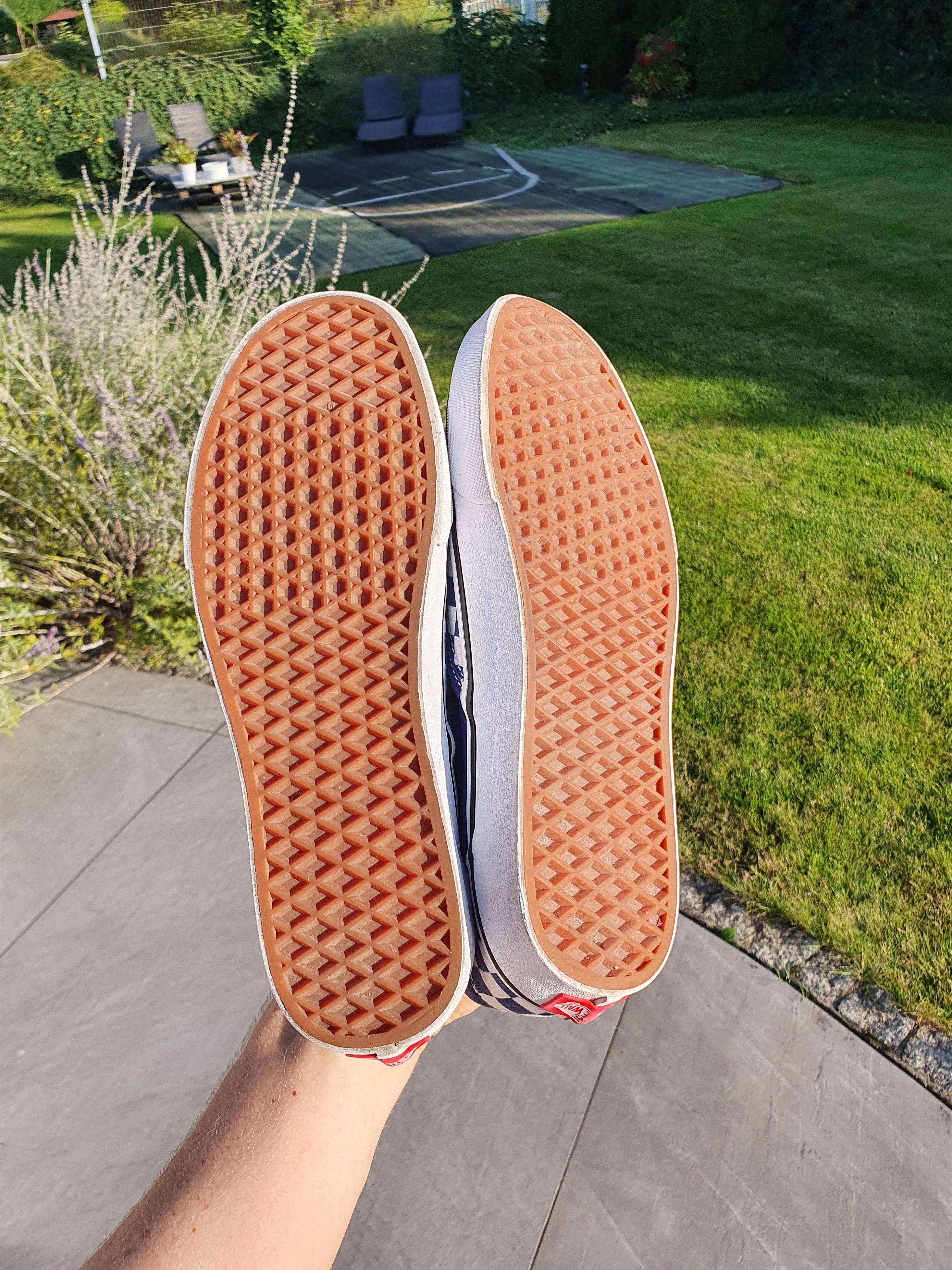 Vans Vans Slip On Checkerboard Navy Blue Size US 10 / EU 43 - 8 Thumbnail