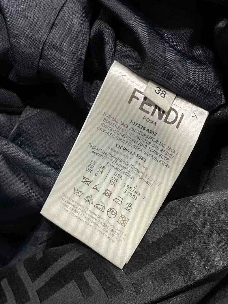 Fendi Fendi Monogram Printed Blazer Jacket Size US M / EU 48-50 / 2 - 7 Thumbnail