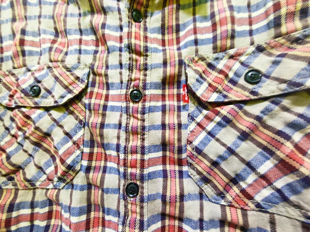 Levi's Levi's Flannel Double Pocket Streetwear Shirt Size US L / EU 52-54 / 3 - 2 Thumbnail