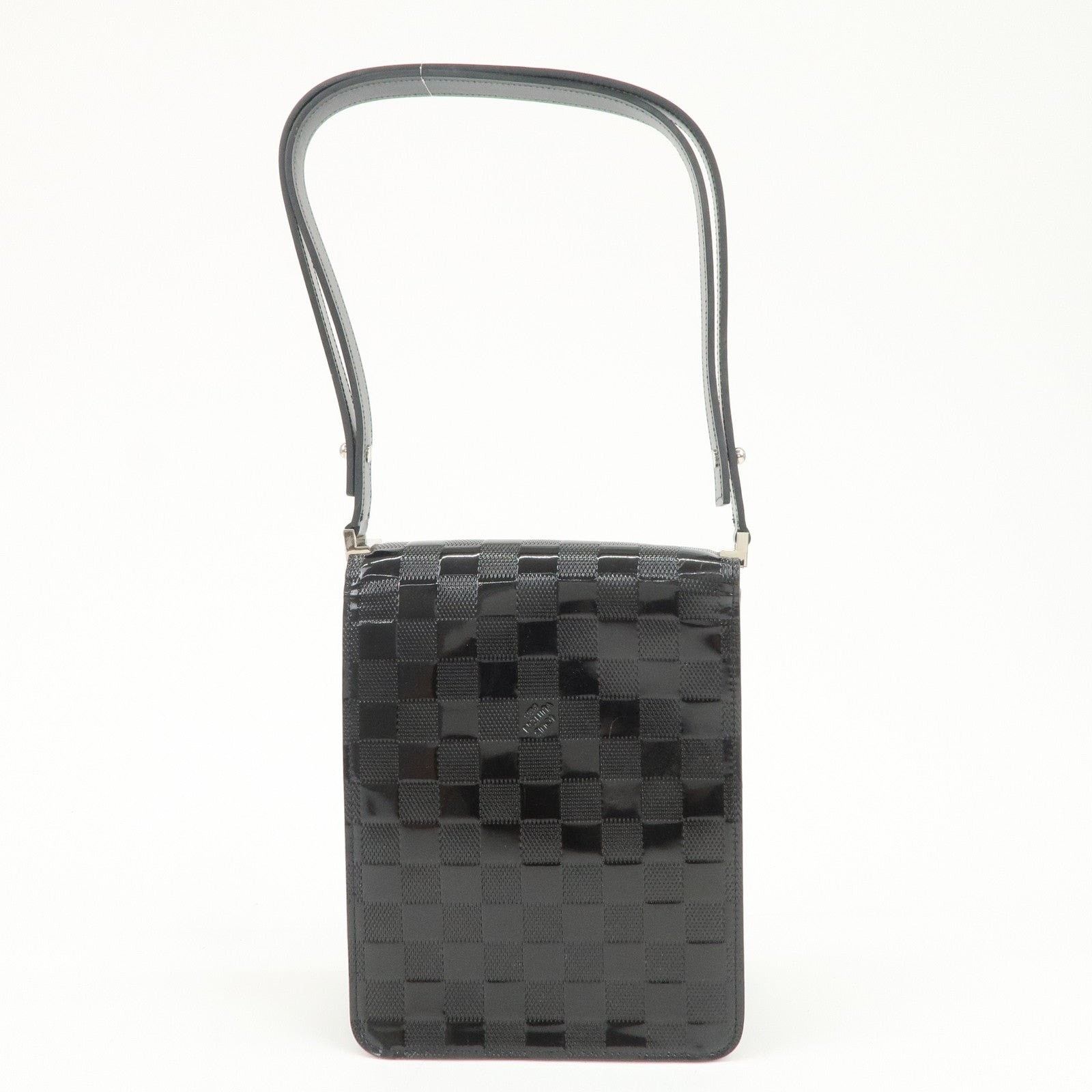 Louis Vuitton Louis Vuitton Damier Vernis Club Shoulder Bag Patent Black Size ONE SIZE - 2 Thumbnail