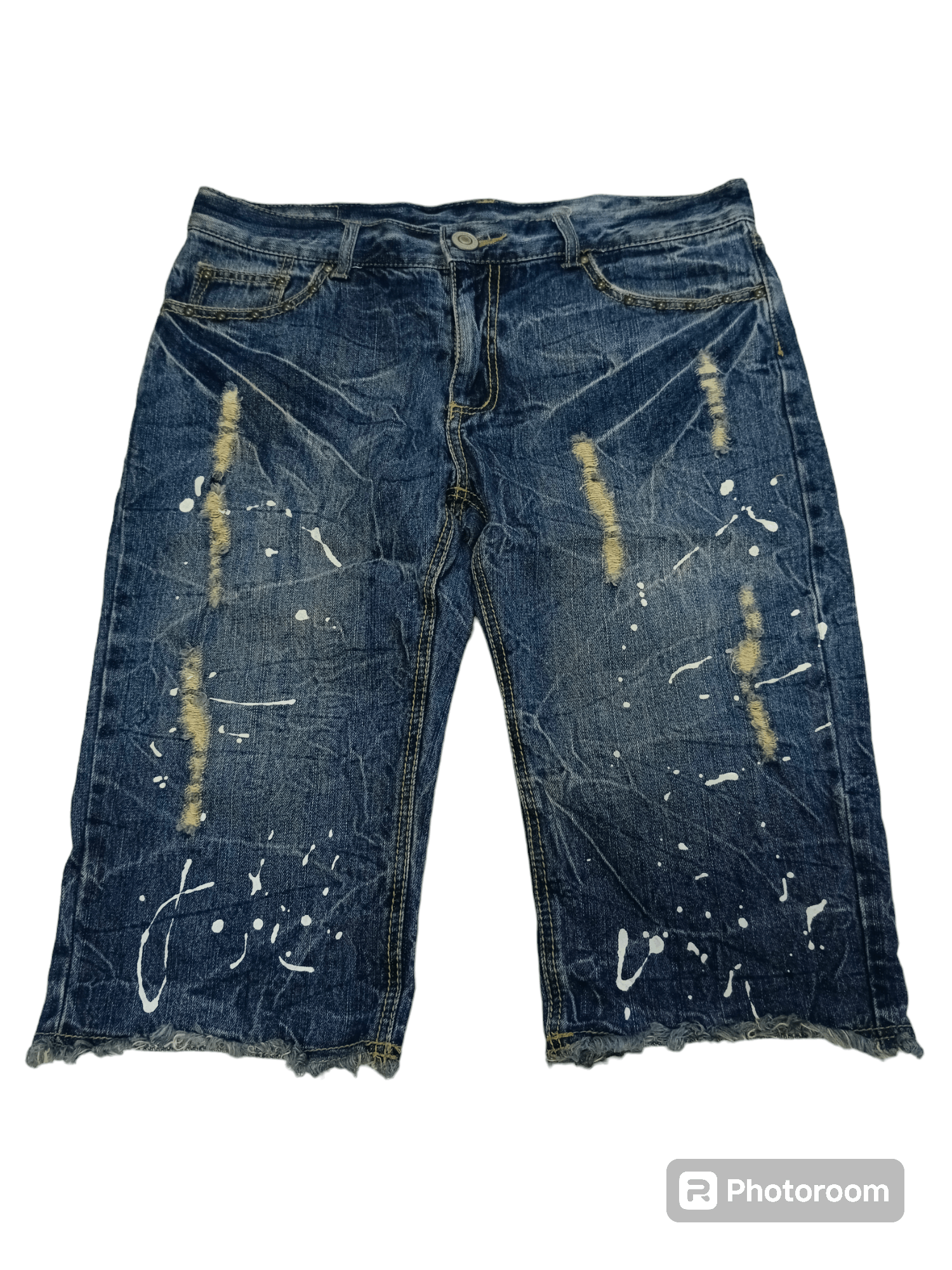 SiCK SPLATTER BACK & FORTH DENIM PANTS