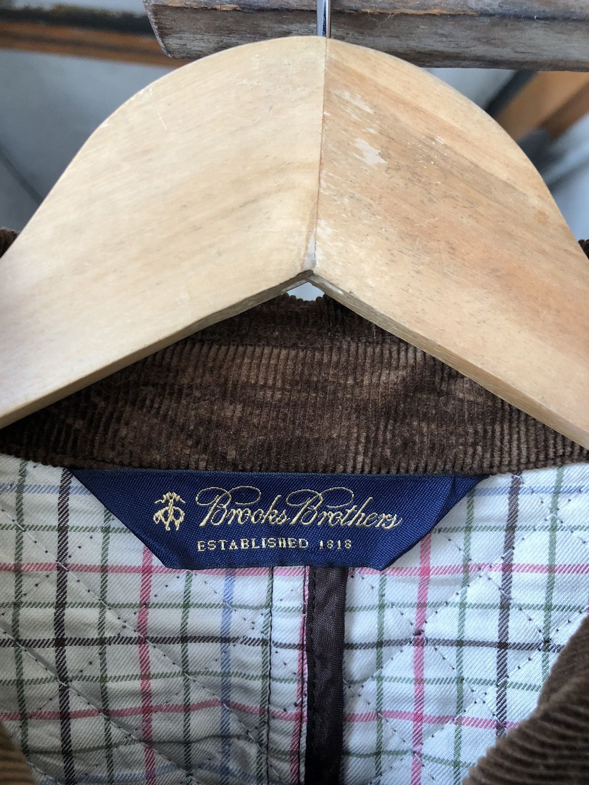 Brooks Brothers Vintage Brooks Brothers Quilt Paded Jacket Brown Size S / US 4 / IT 40 - 6 Thumbnail