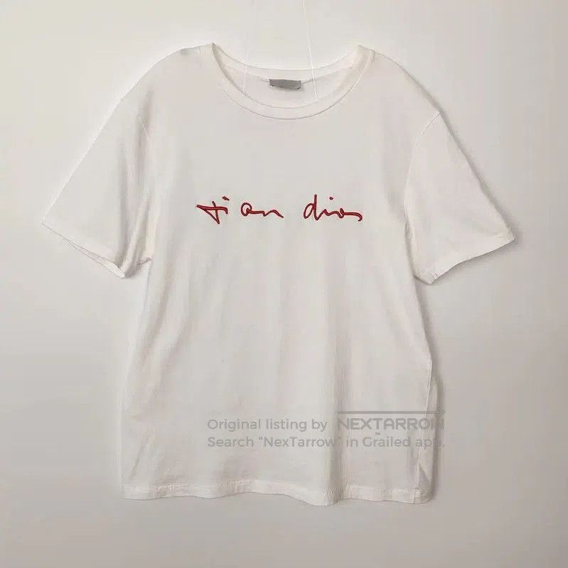 Dior Cotton White Men's T-Shirt .