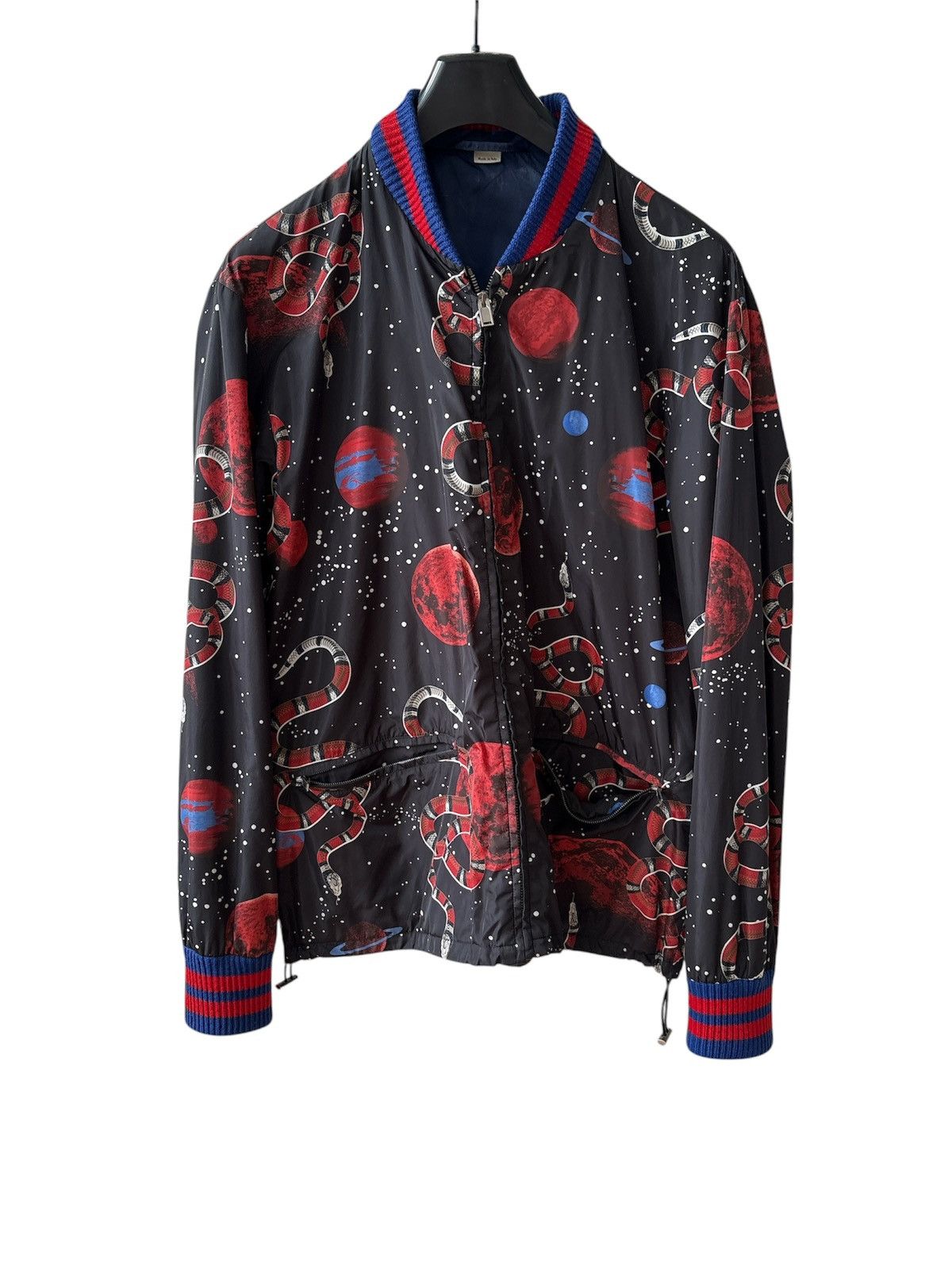 Gucci Gucci Rain Jacket with Snake and Space Motifs Size US L / EU 52-54 / 3 - 2 Thumbnail