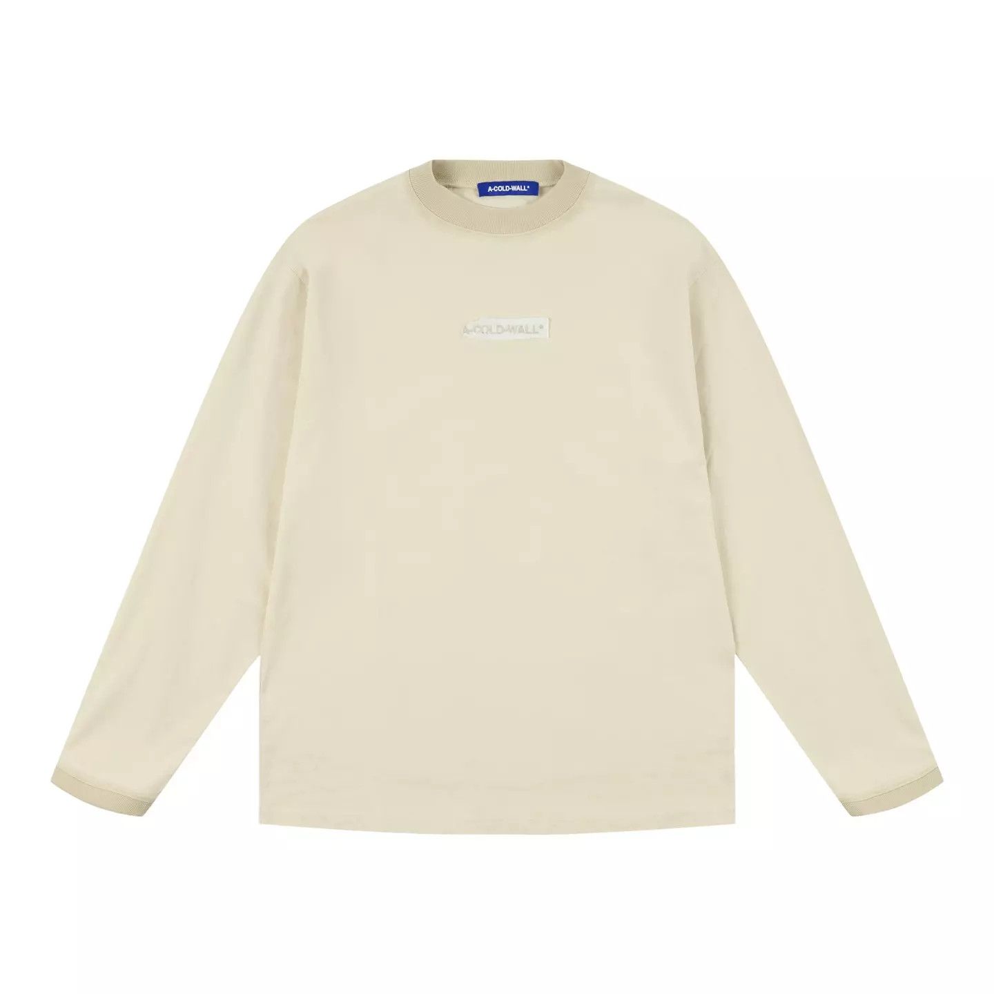 A-COLD-WALL* o1g2r1mq0426 Invert Long Sleeve T-Shirt in Ivory Size US XL / EU 56 / 4 - 1 Thumbnail