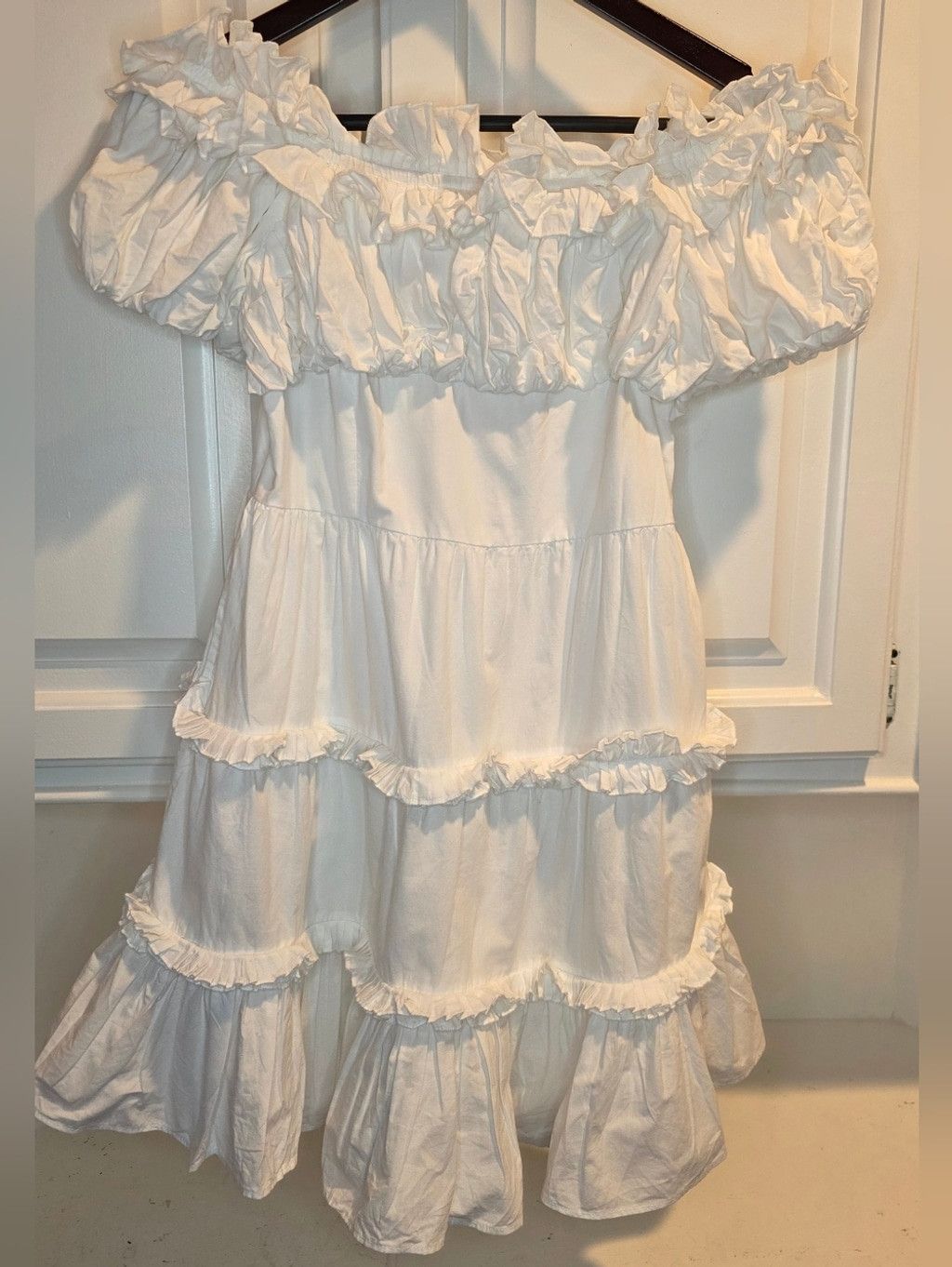 Anthropologie Sold Out Anthropologie Love The Label White Cottagecore Puff Size S / US 4 / IT 40 - 3 Thumbnail