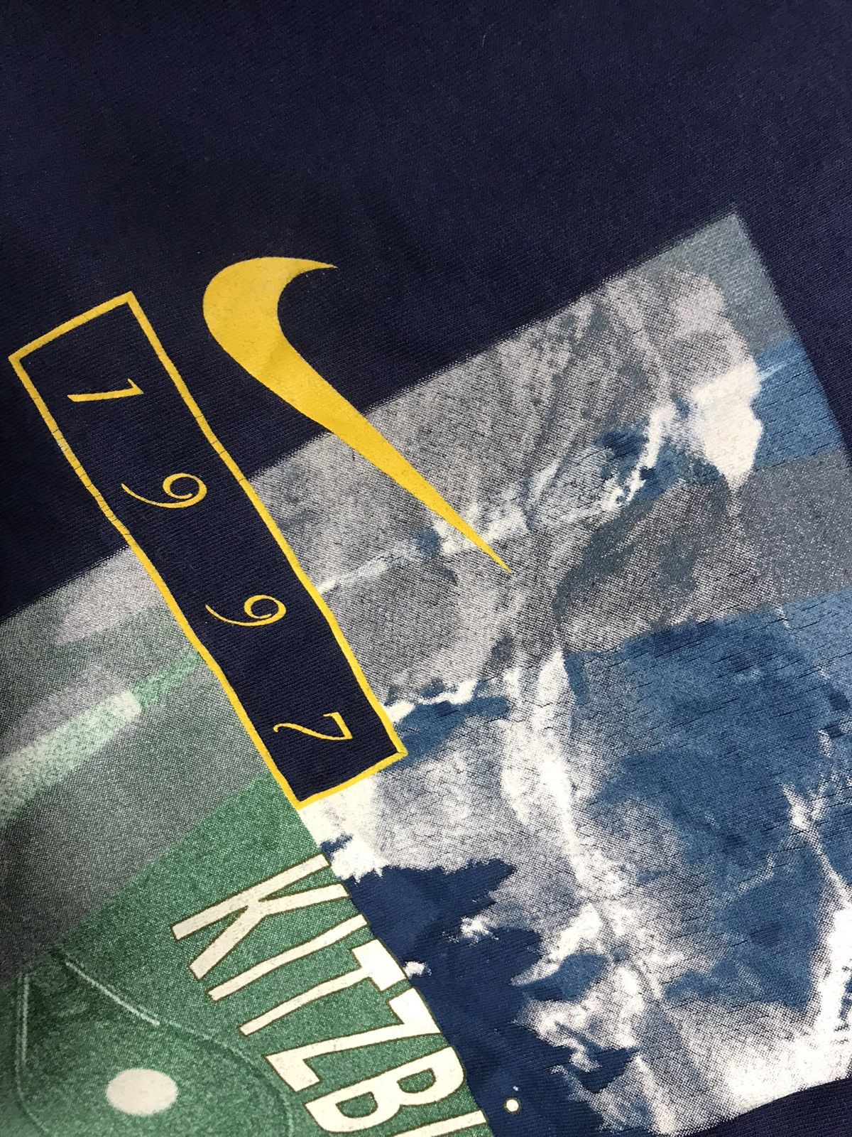 Vintage 1997 Nike Kitzbuhel Tennis Swoosh Shirt Print Generali Open Size US L / EU 52-54 / 3 - 6 Thumbnail