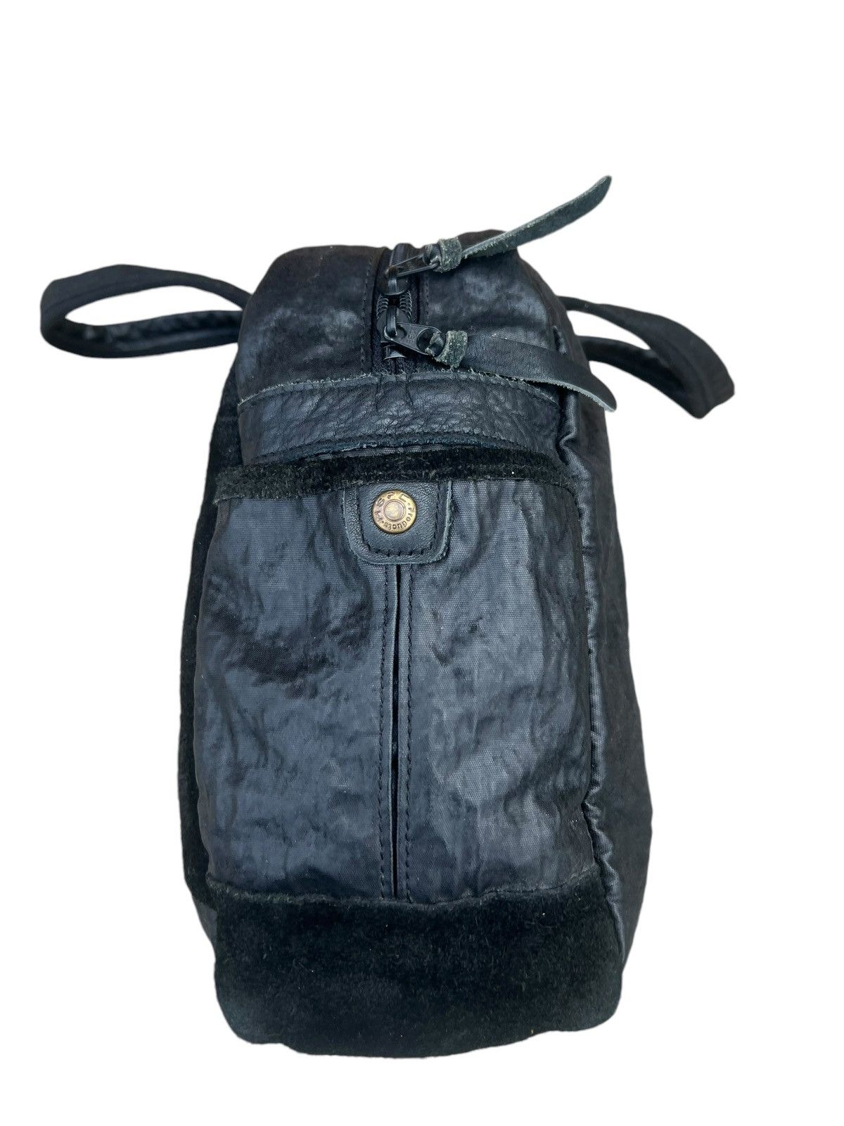 Leather Vintage Masterpiece Japan Suede Leather Wax Nylon Boston Bag Size ONE SIZE - 11 Thumbnail