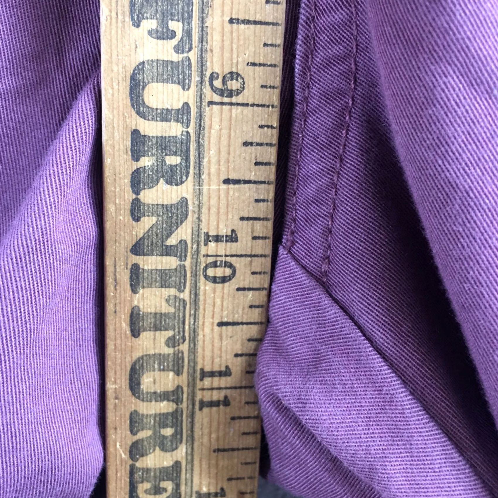 Calvin Klein Calvin Klein Straight Chino Pants Mens 31x32 Burgundy Button Front Cotton Zip Pants Size US 31 - 7 Thumbnail