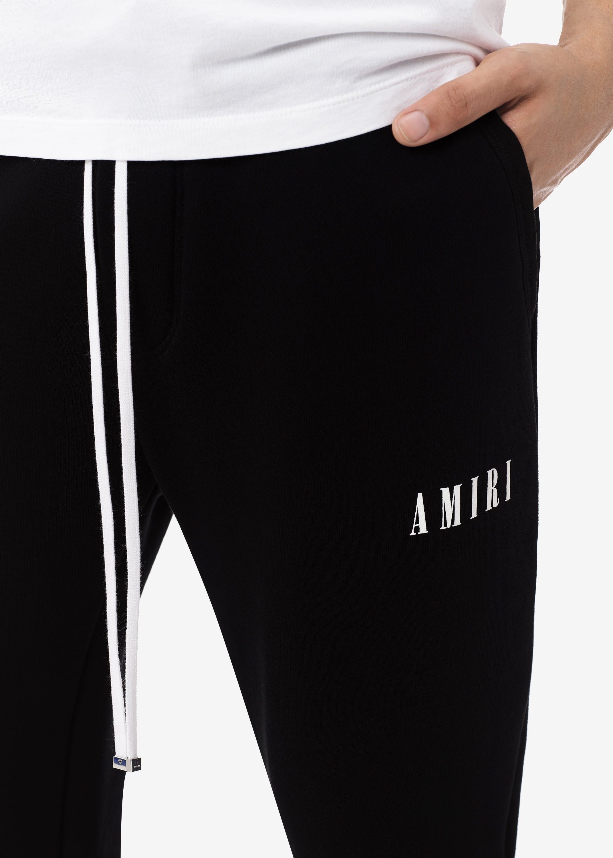 Amiri o1w1db11224 Core Logo Sweatpant & Jogger in Black Size US 32 / EU 48 - 6 Thumbnail