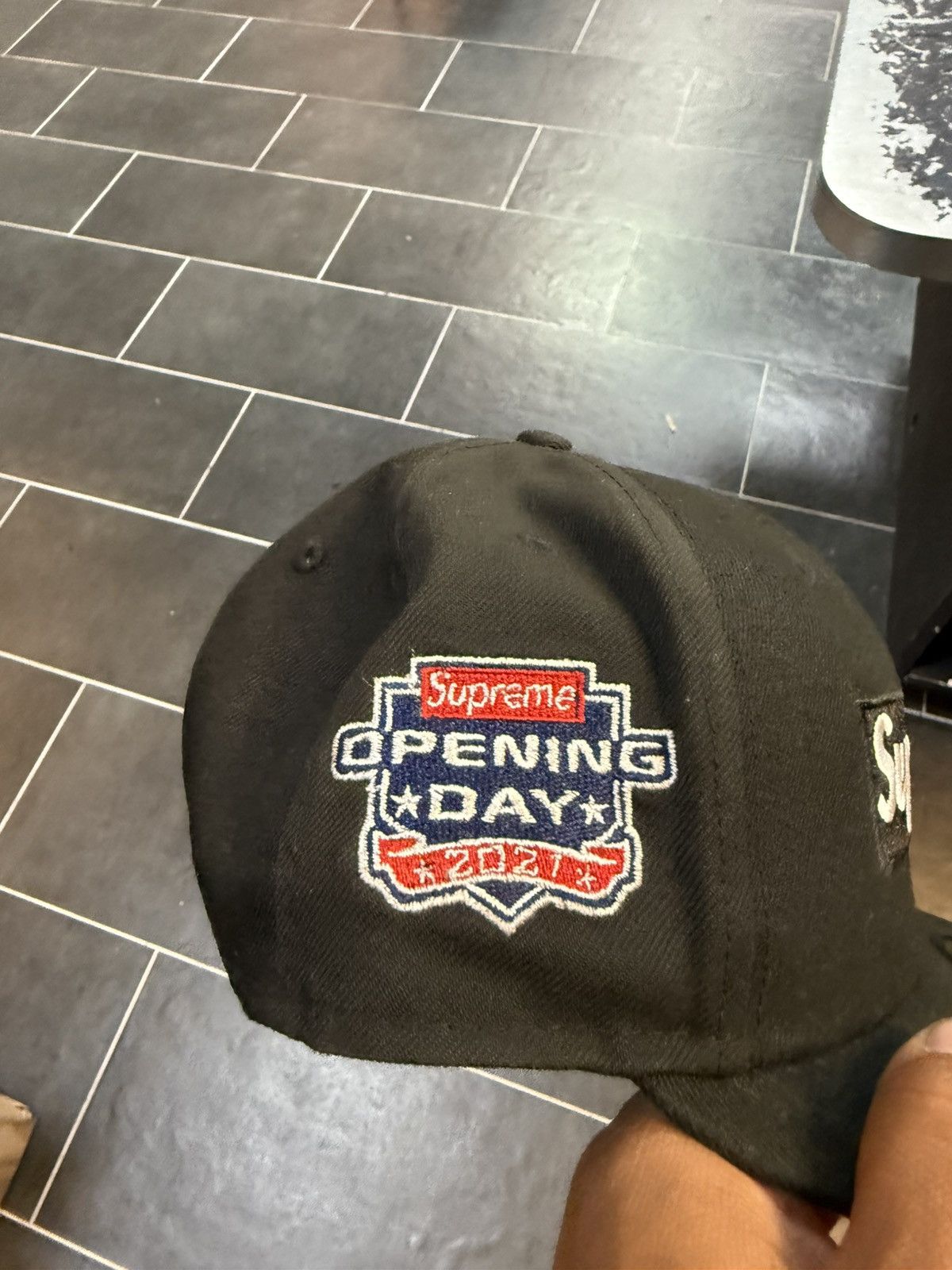 Supreme Supreme 2021 World Opening Fitted Hat 7 1/4 Size ONE SIZE - 3 Thumbnail