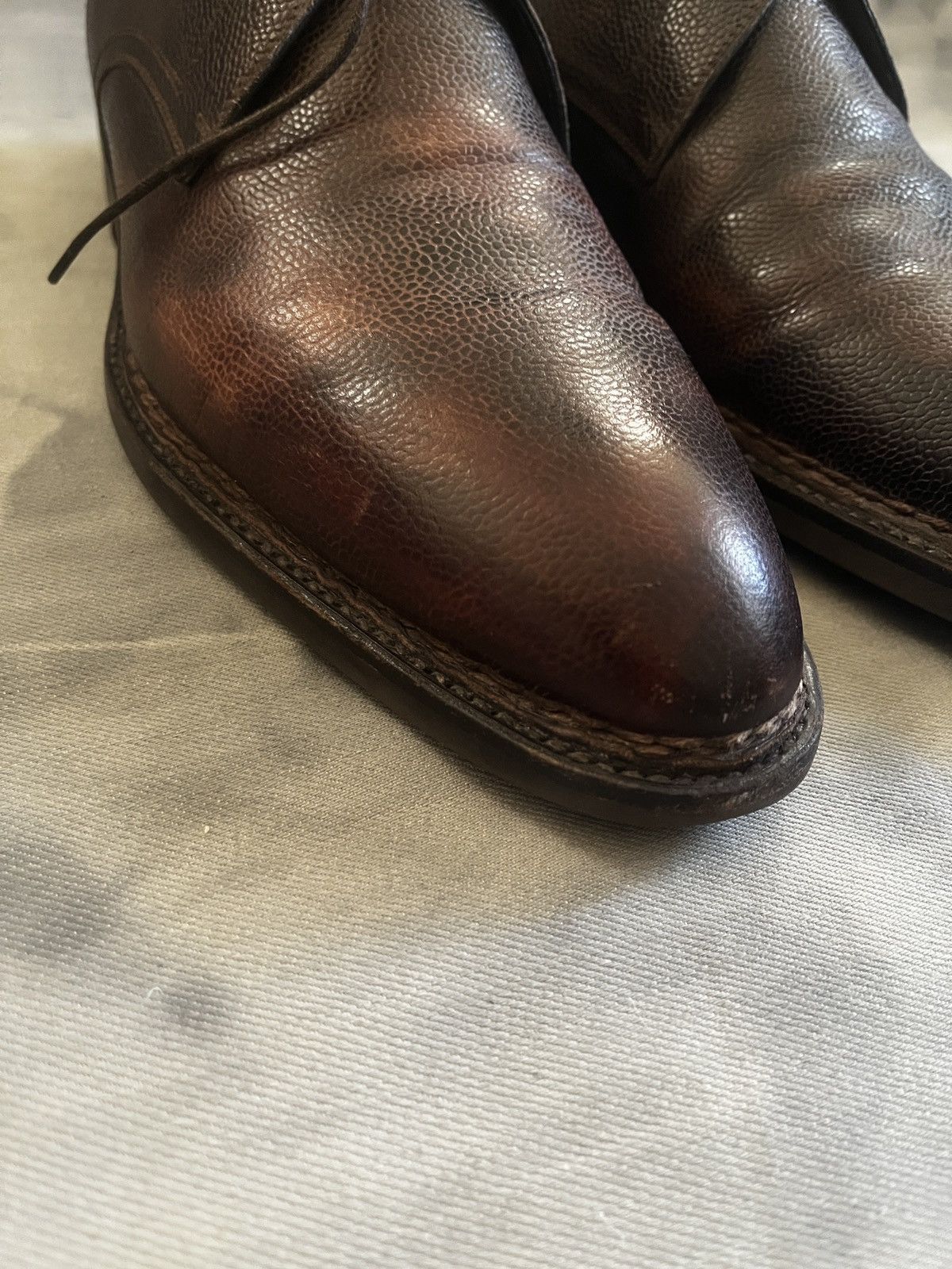 Bontoni Bontoni Scuro Casual Laceup in Legno Size US 13 / EU 46 - 10 Thumbnail