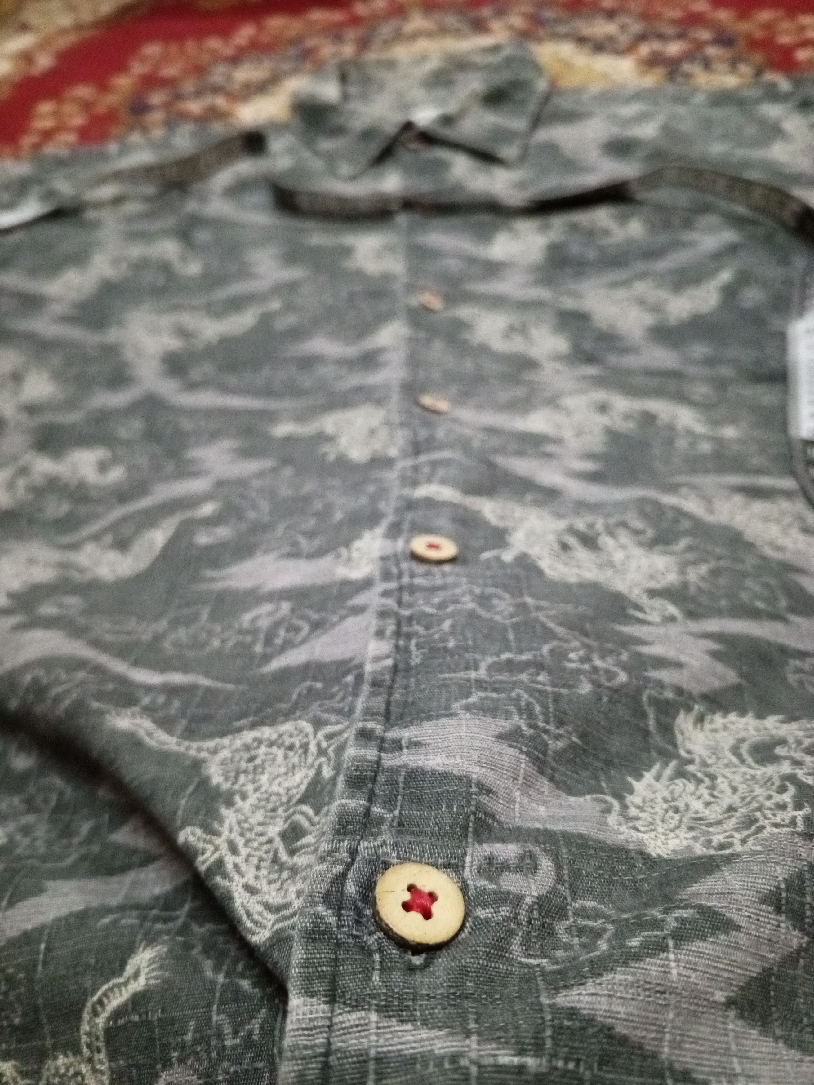 Dragonfly × Japanese Brand DRAGONFLY BUTTON SHIRT SHORT SLEEVE Size US XL / EU 56 / 4 - 8 Thumbnail